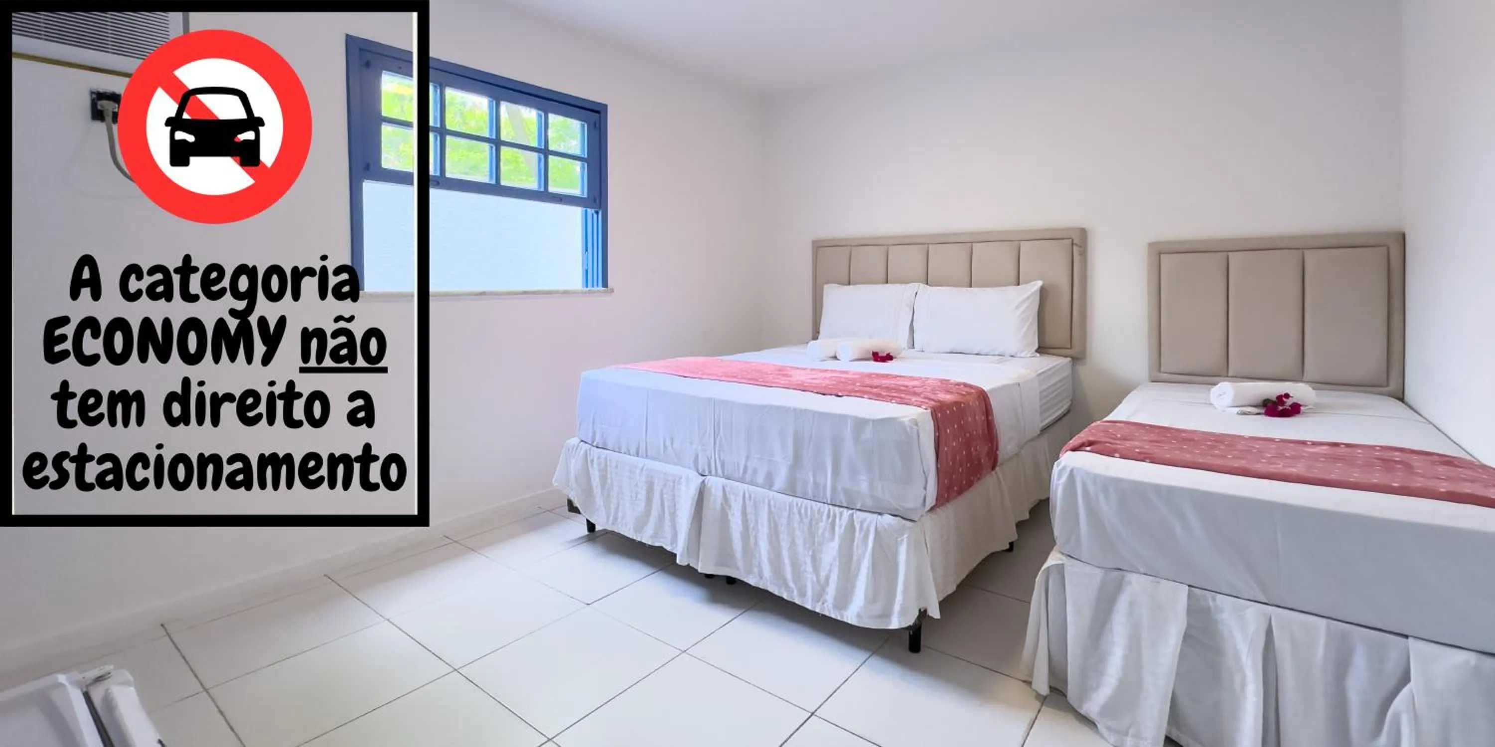 Bed in Pousada Vila Capri