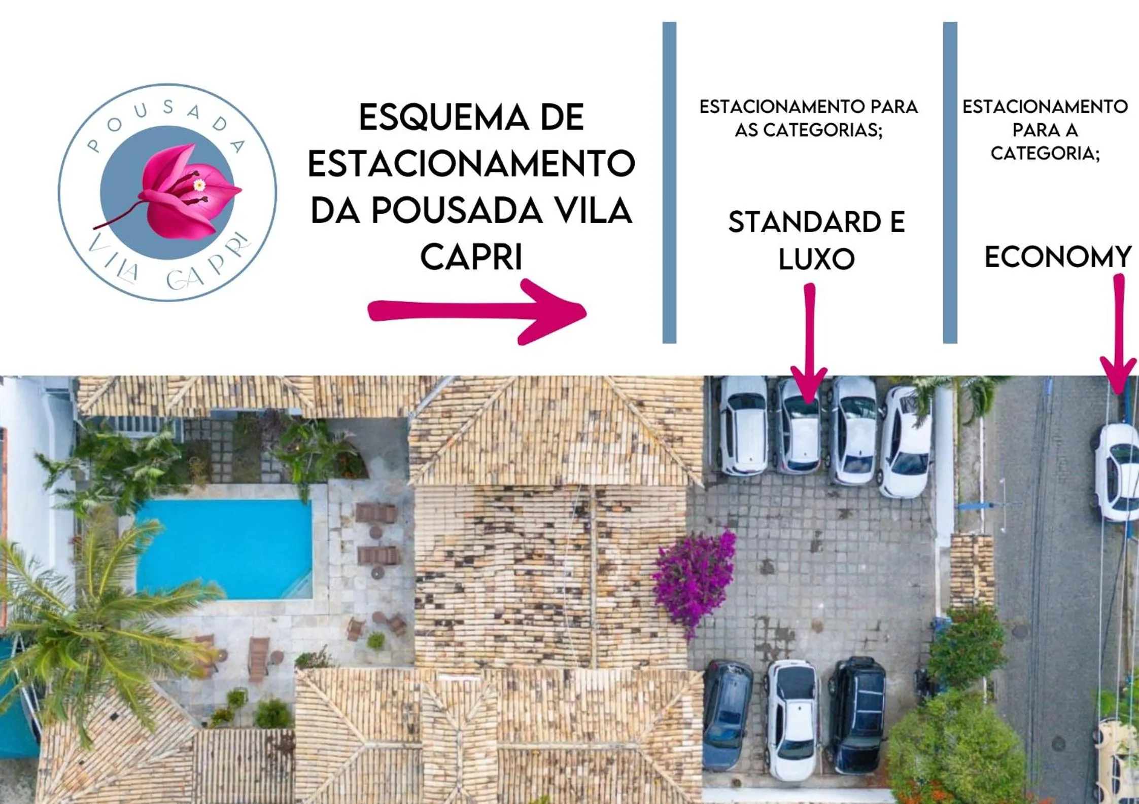 Property building in Pousada Vila Capri