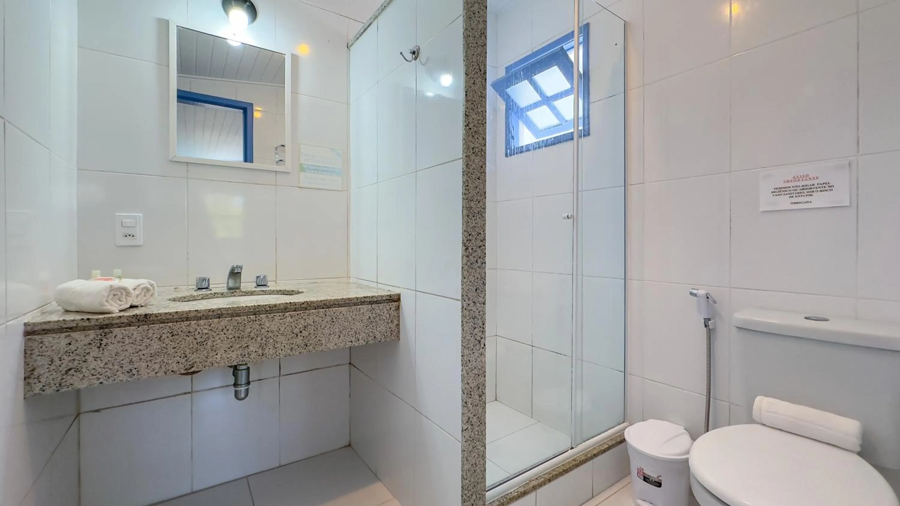 Shower in Pousada Vila Capri