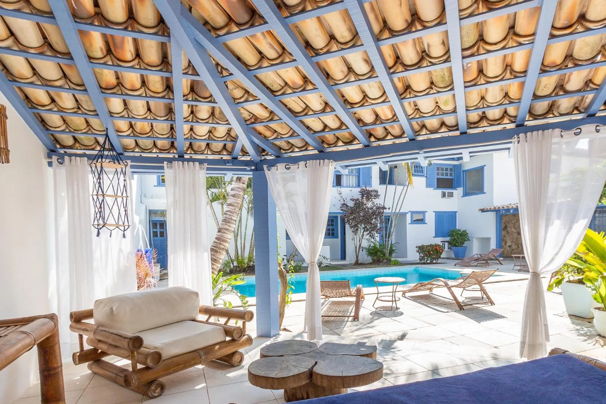 Patio in Pousada Vila Capri