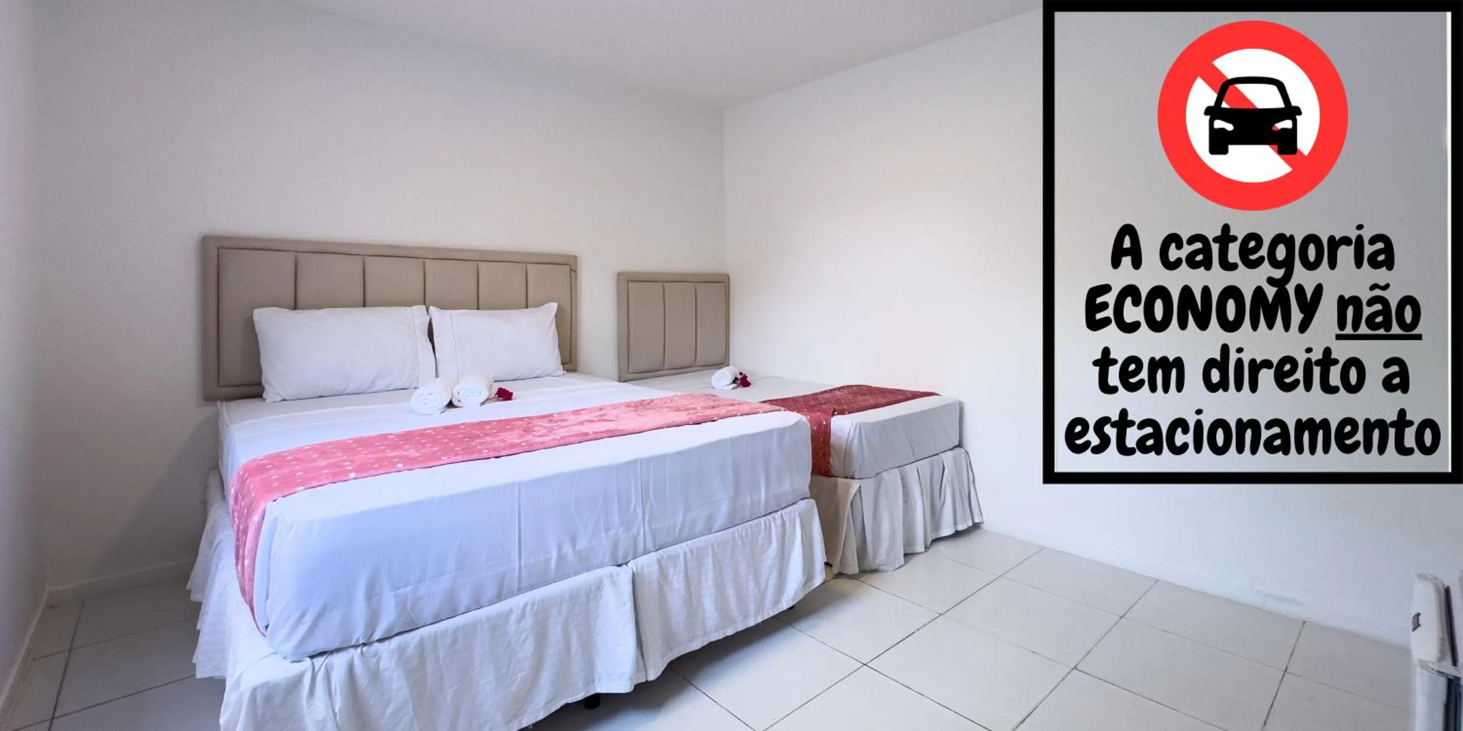 Bed in Pousada Vila Capri