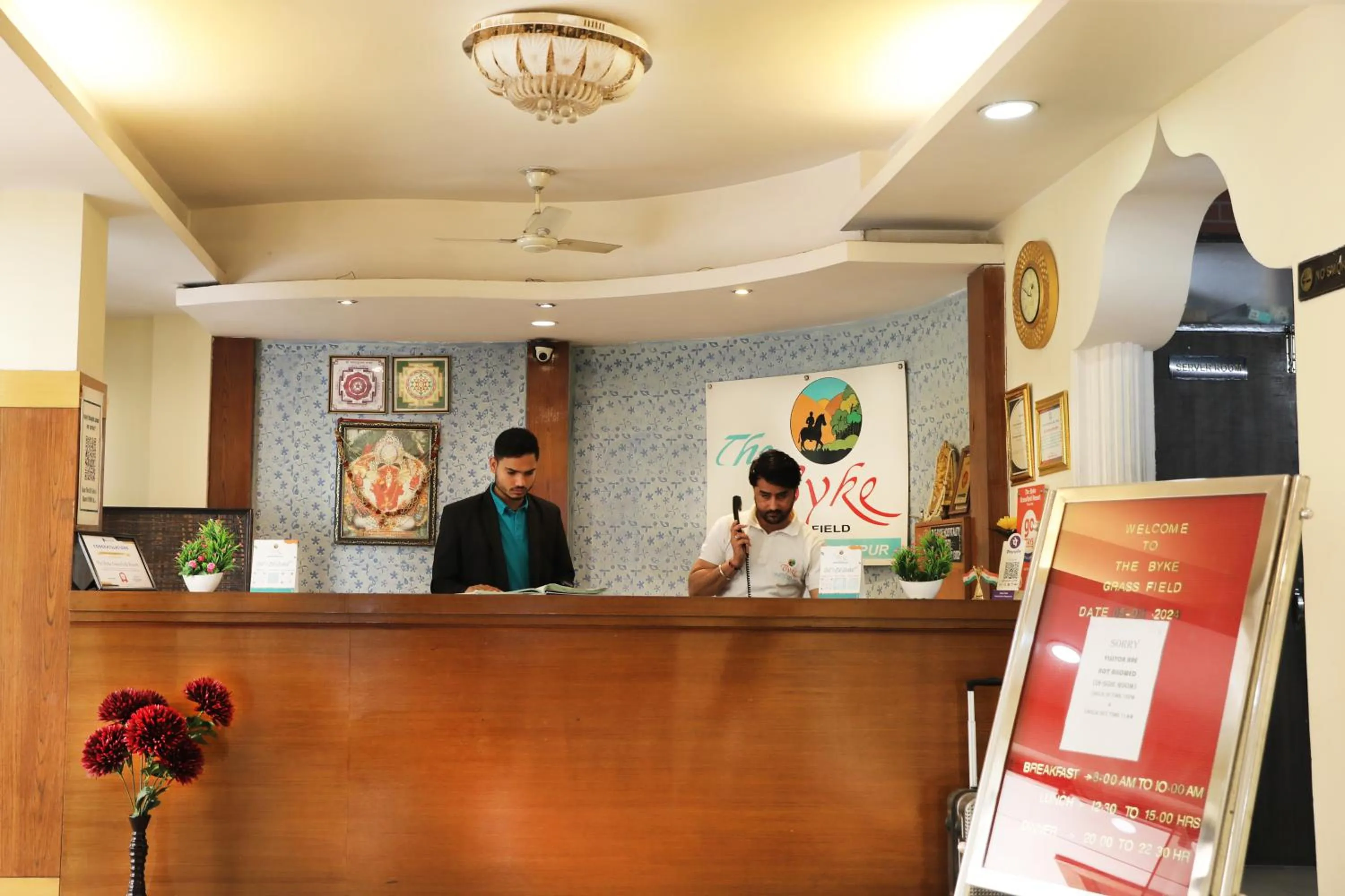 Lobby or reception in The Byke Boutique - Hotel Grassfield, Jaipur