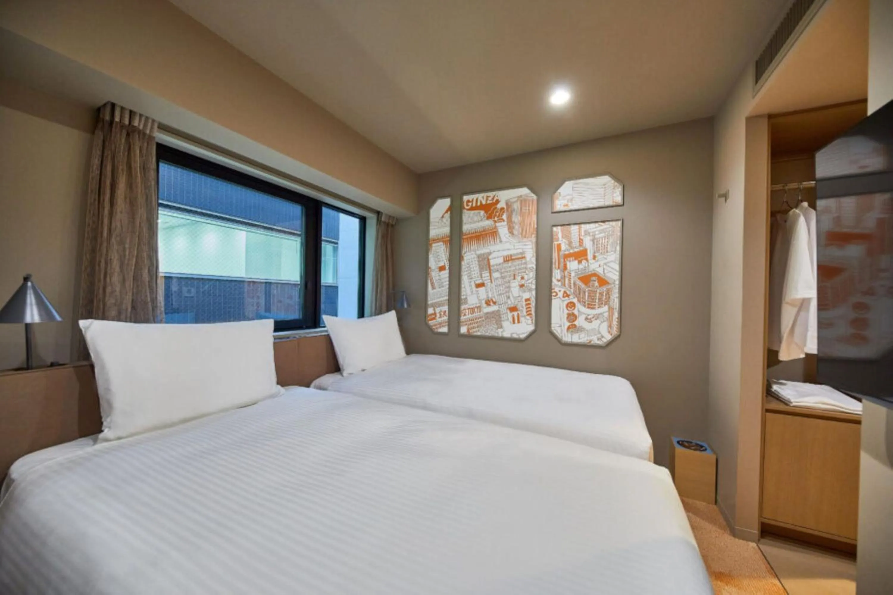 Photo of the whole room, Bed in lyf Ginza Tokyo