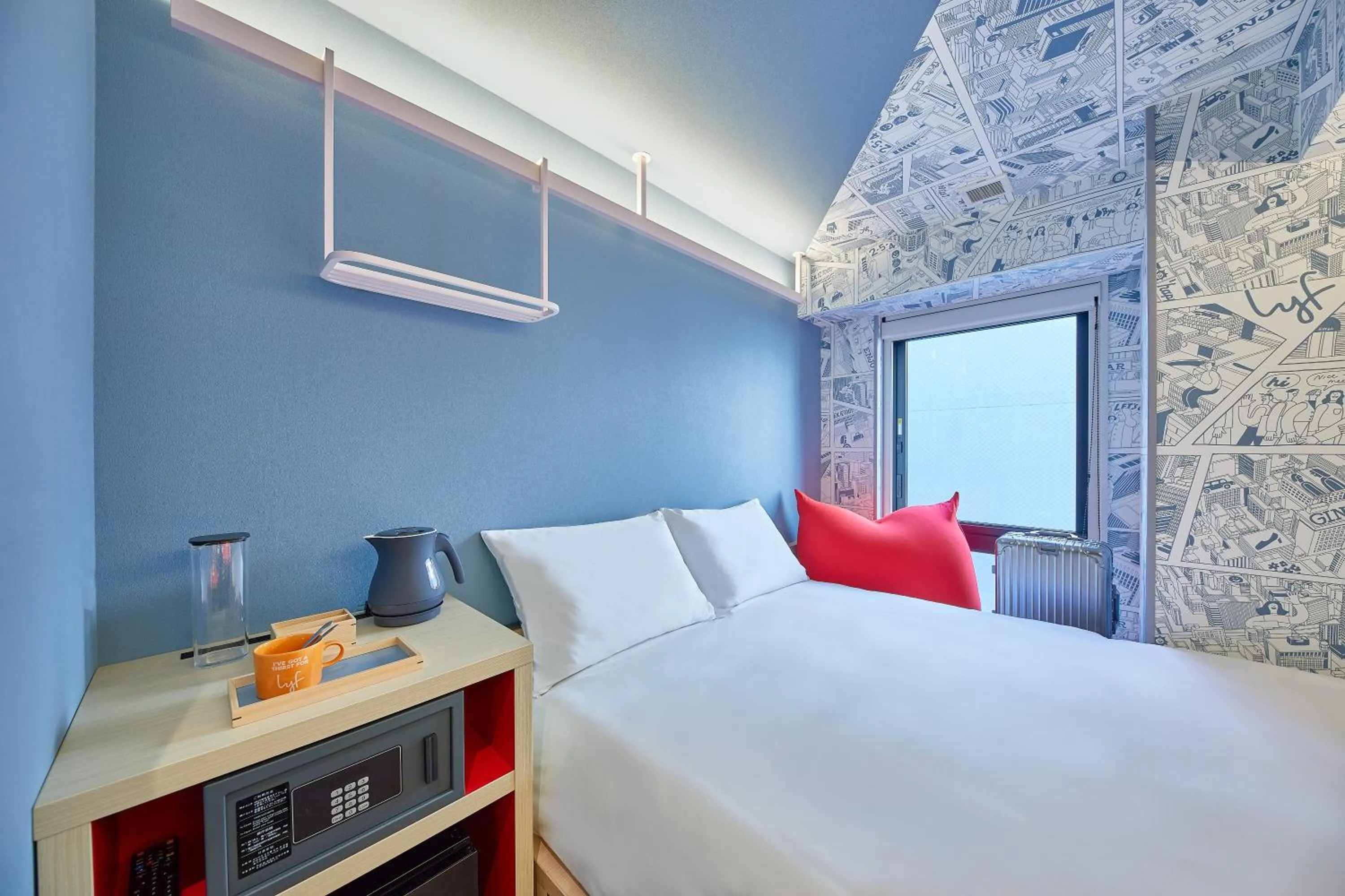 Photo of the whole room, Bed in lyf Ginza Tokyo