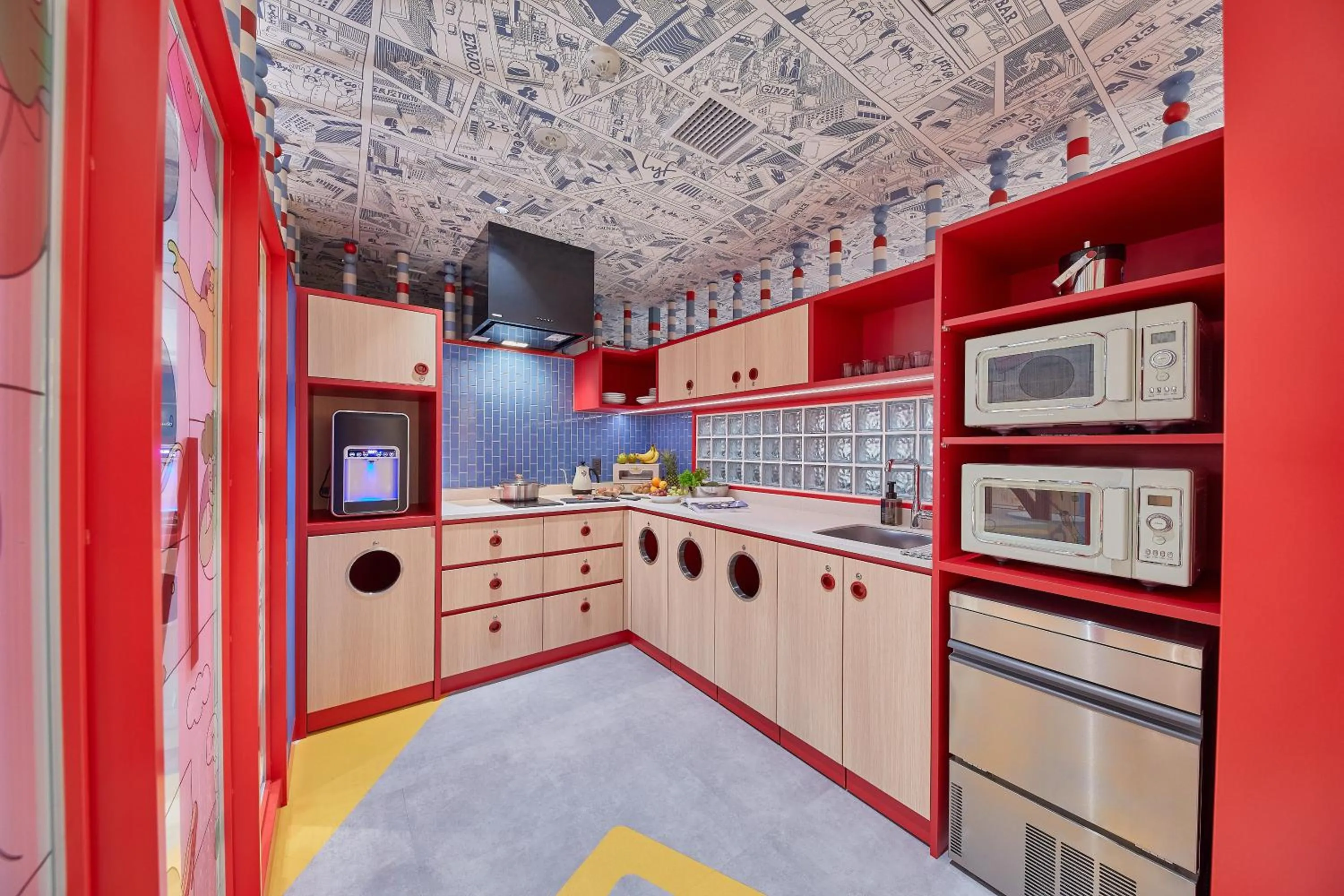 Kitchen or kitchenette in lyf Ginza Tokyo