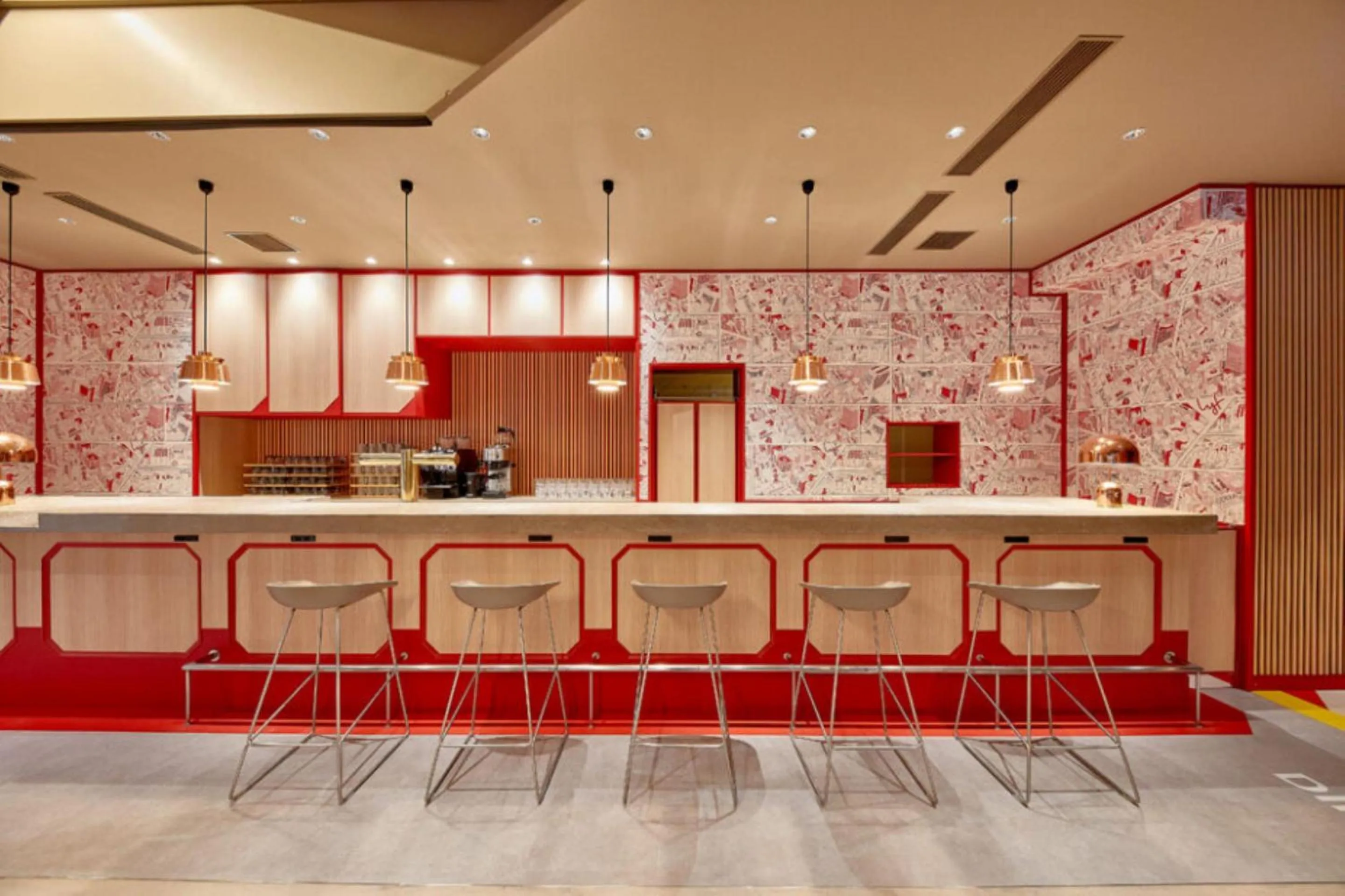 Lounge or bar in lyf Ginza Tokyo