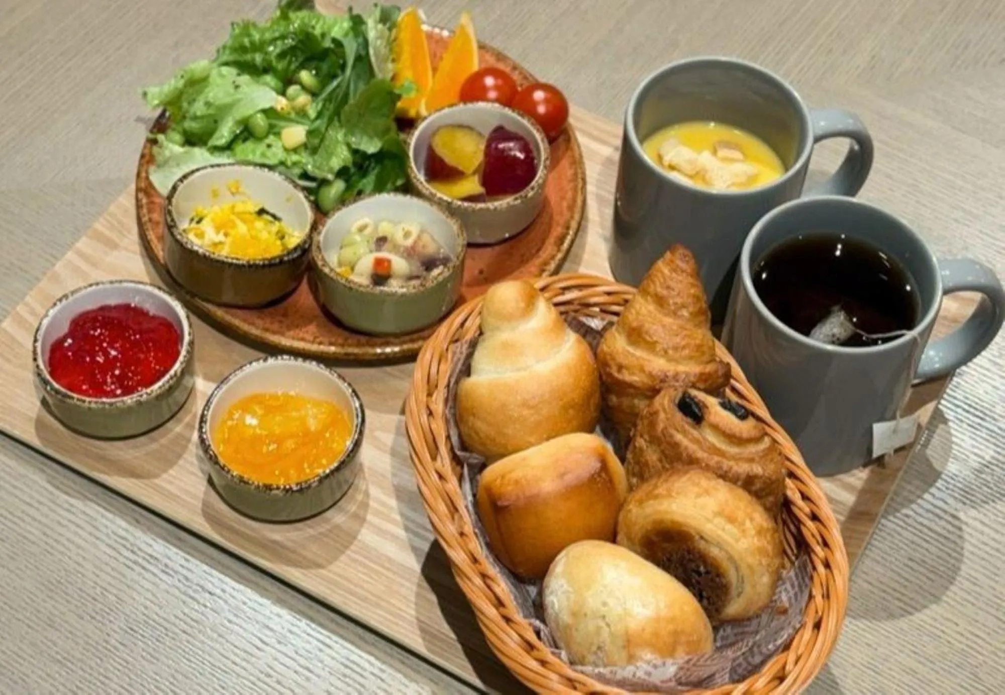 Buffet breakfast in lyf Ginza Tokyo