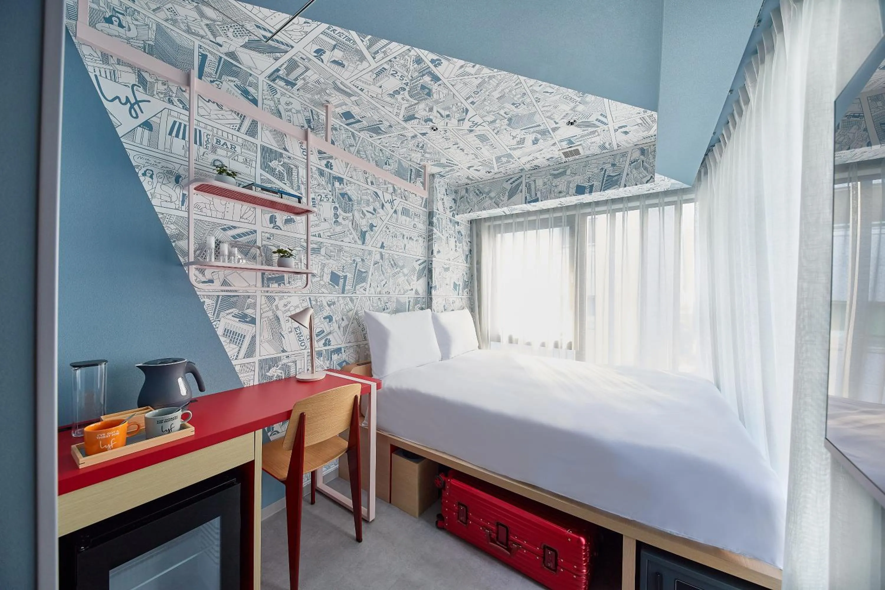 Photo of the whole room, Bed in lyf Ginza Tokyo