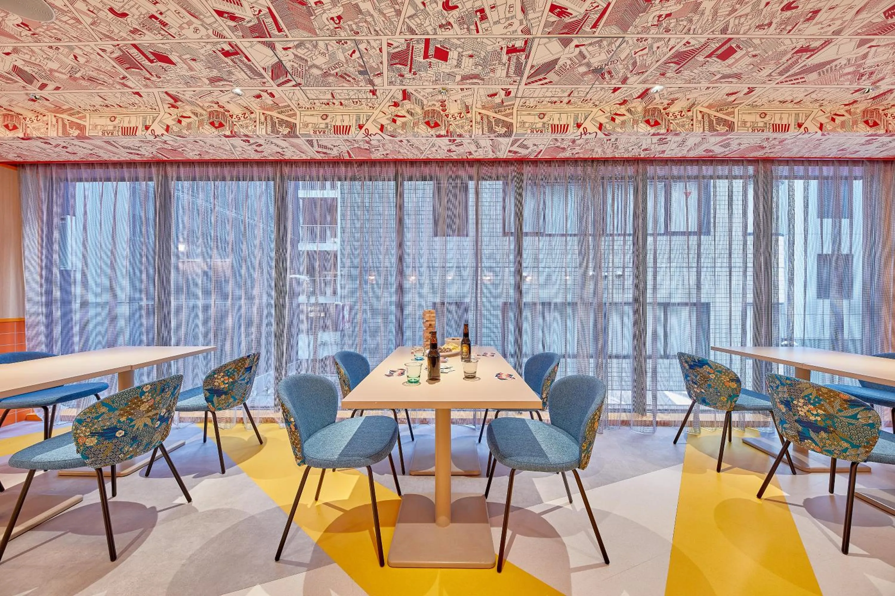 Communal lounge/ TV room in lyf Ginza Tokyo