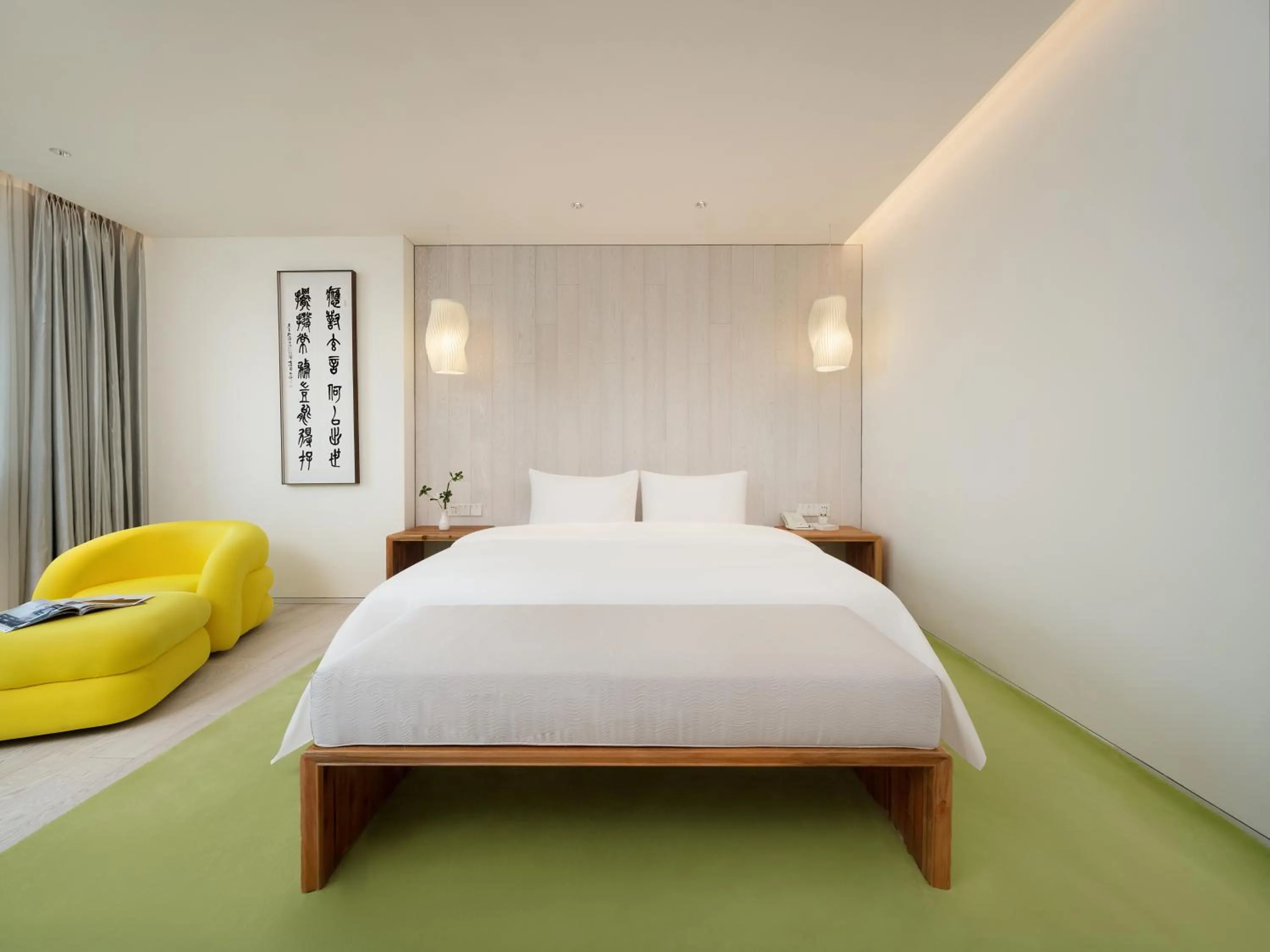 Bed in Chengdu Chengshe Hotel - Wenjiang University Town Southwest Caida Branch