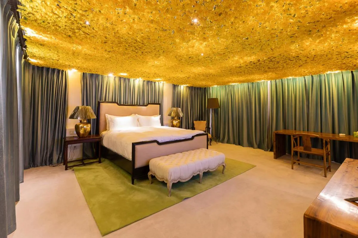 Bed in Chengdu Chengshe Hotel - Wenjiang University Town Southwest Caida Branch