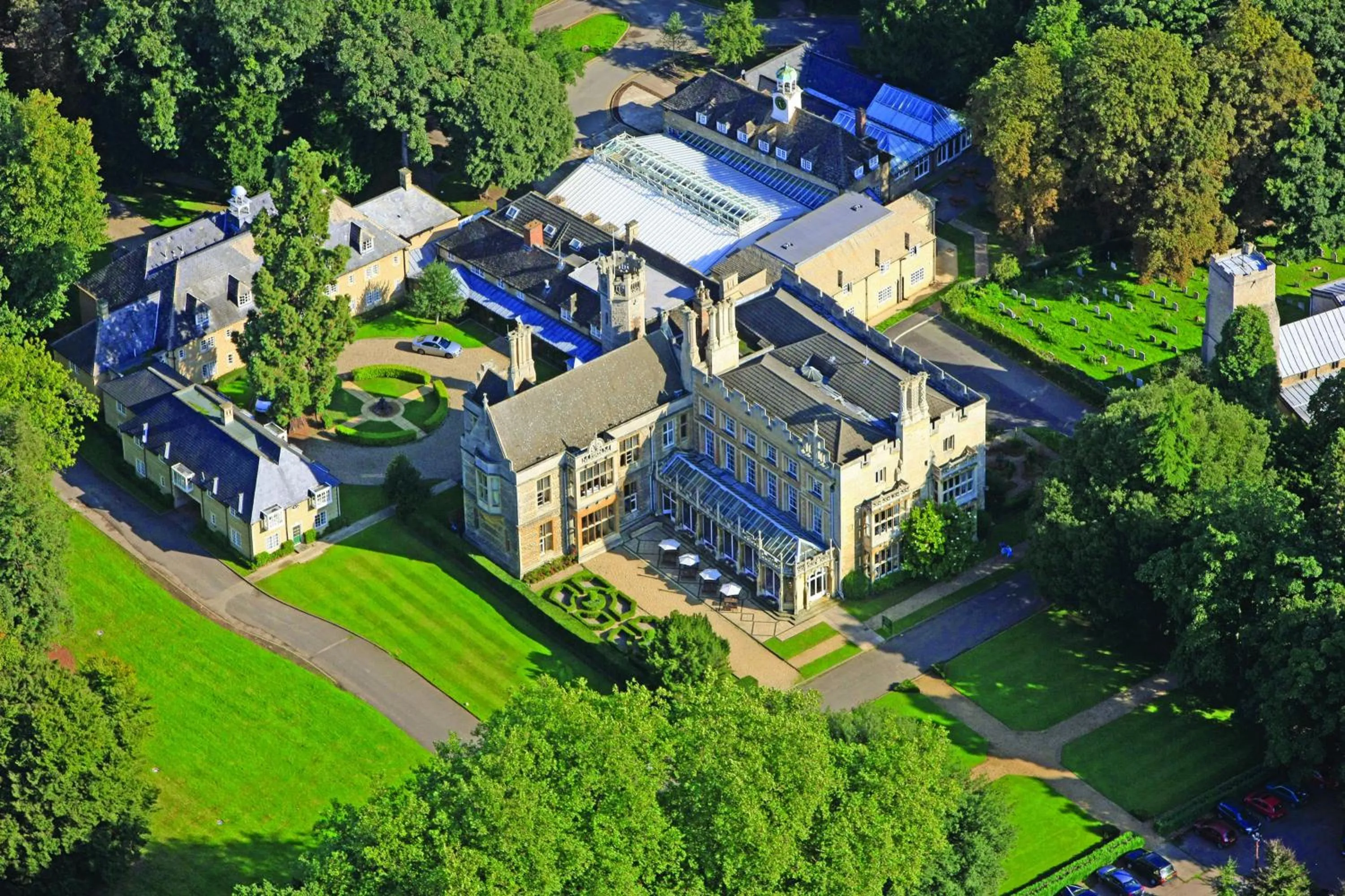 Bird's eye view in Orton Hall Hotel & Spa