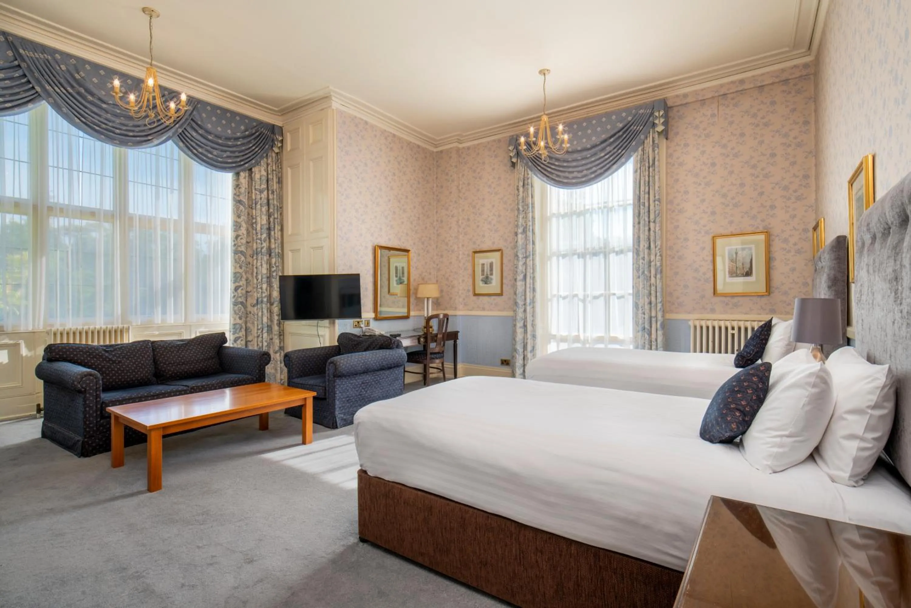 Bed in Orton Hall Hotel & Spa