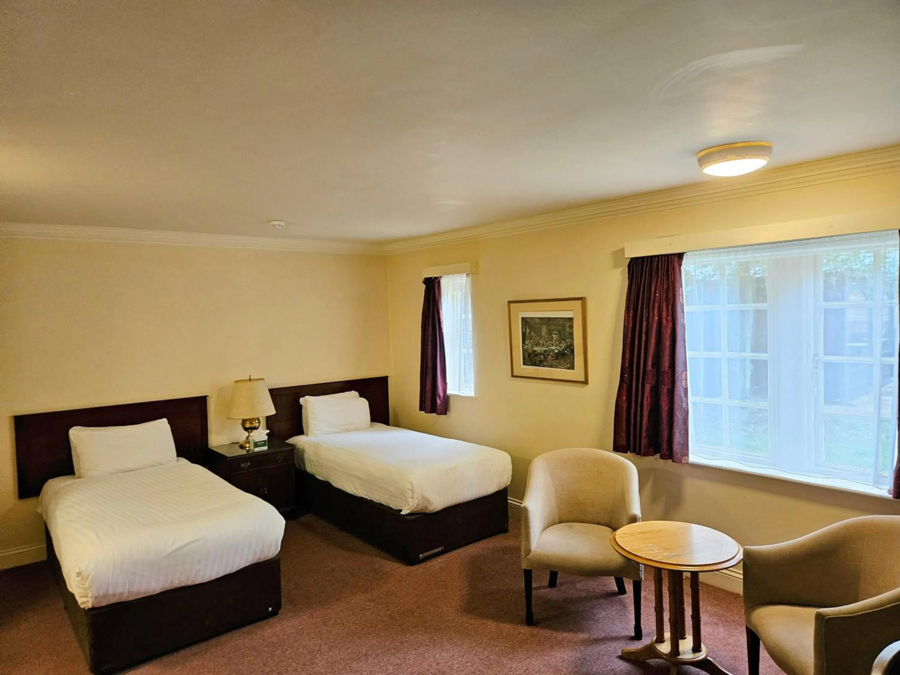 Bed in Orton Hall Hotel & Spa