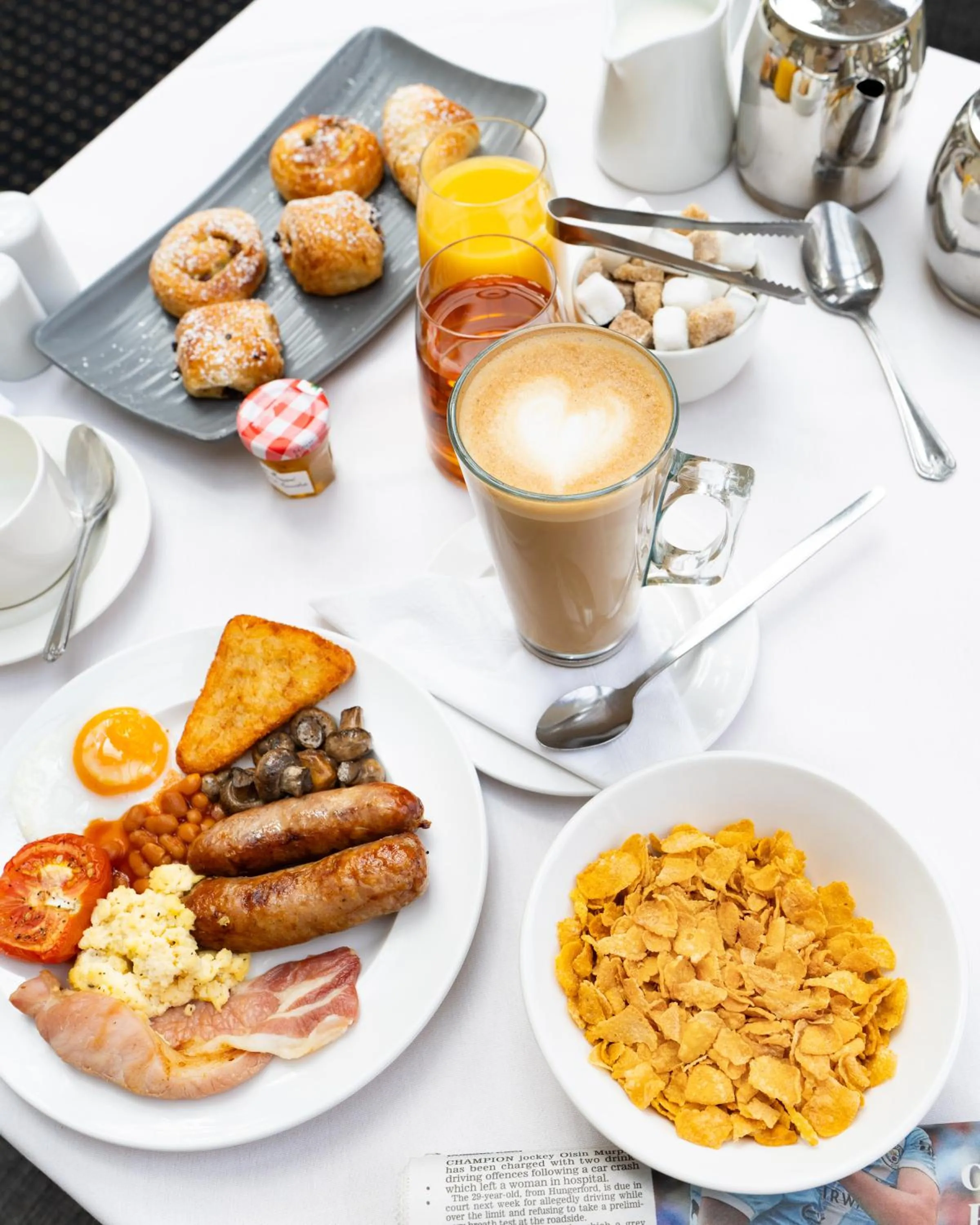 Food in Orton Hall Hotel & Spa