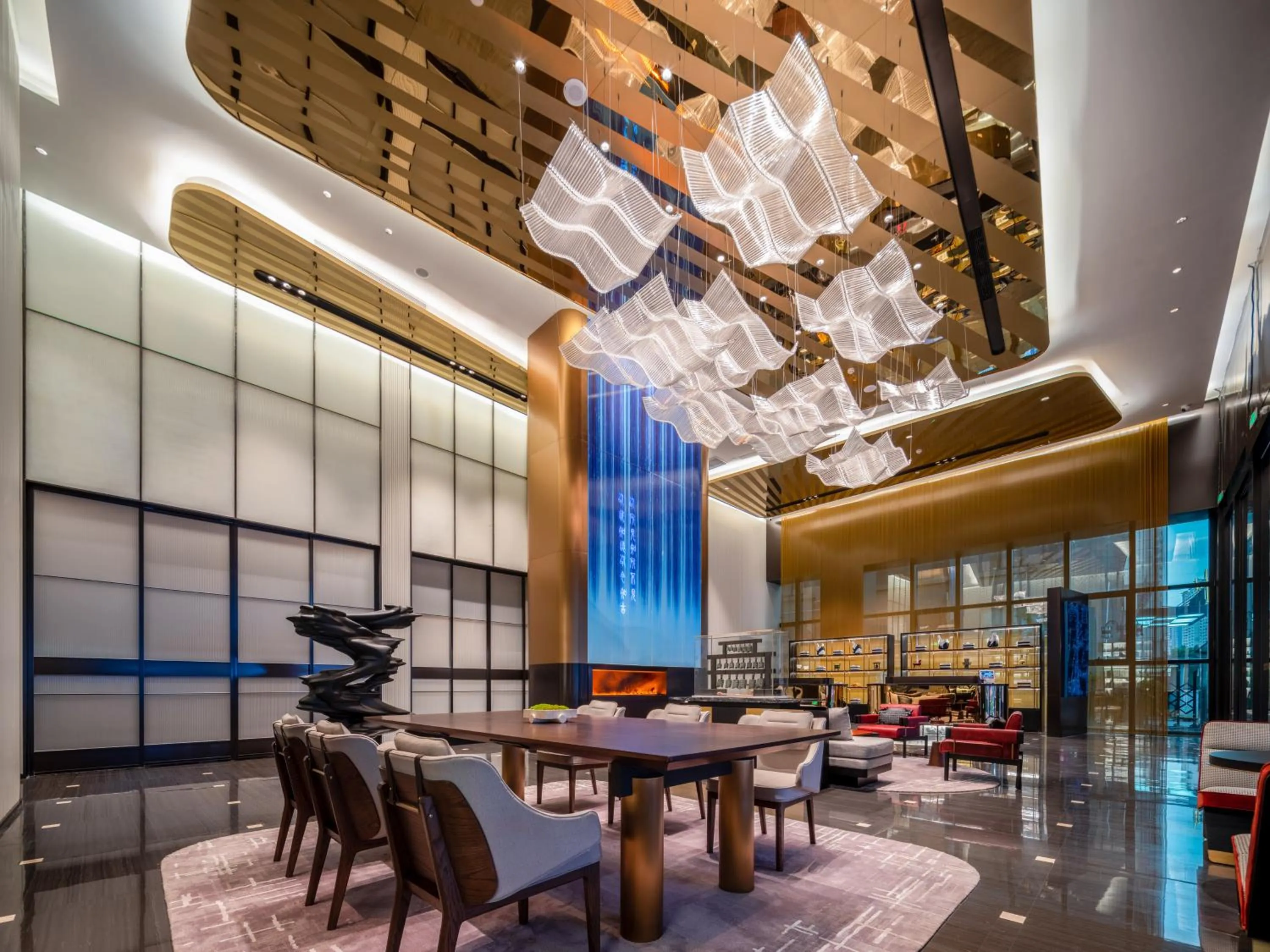 Lobby or reception in 西安钟楼枫渡酒店永兴坊地铁站店