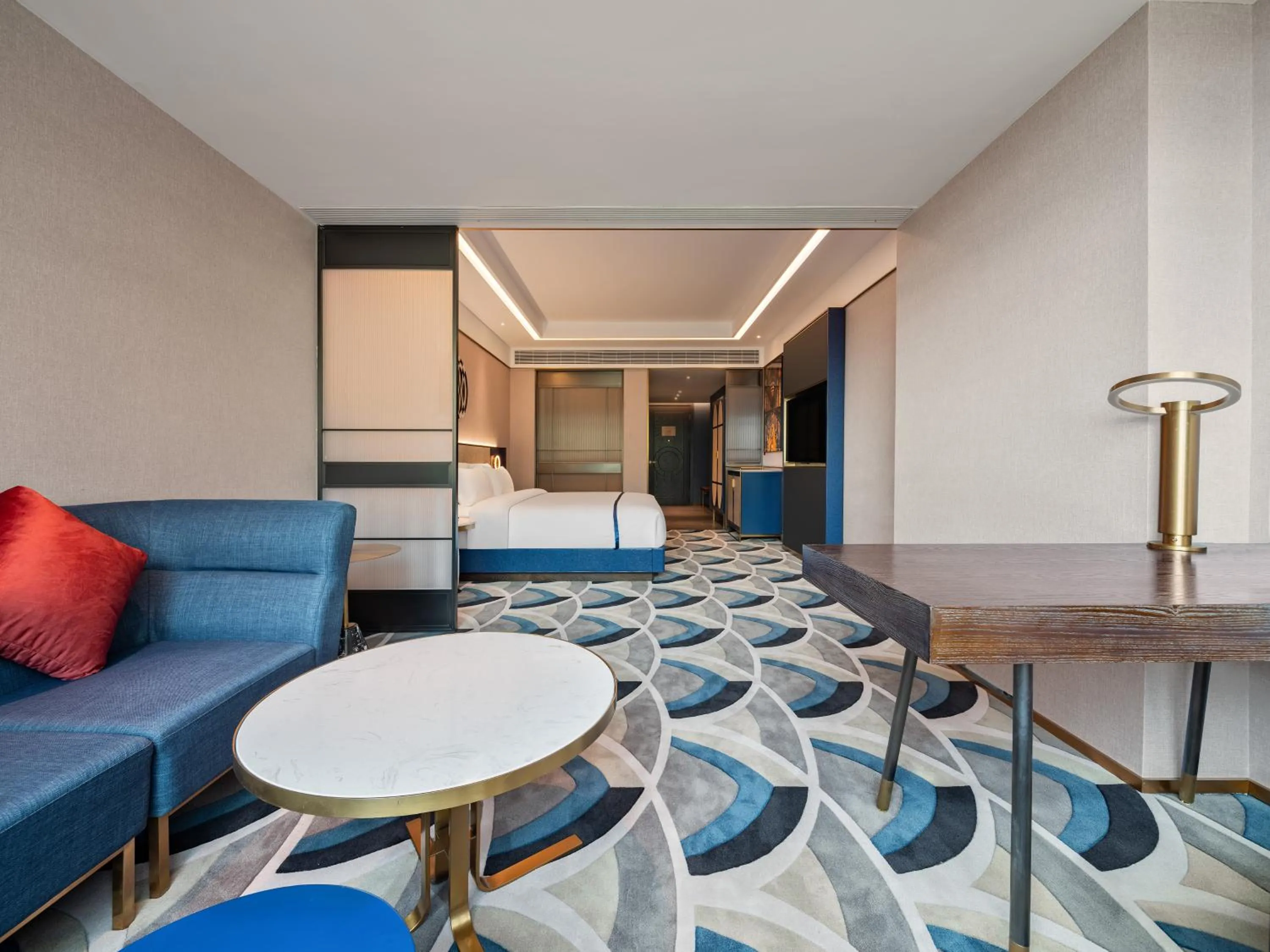 Photo of the whole room in 西安钟楼枫渡酒店永兴坊地铁站店