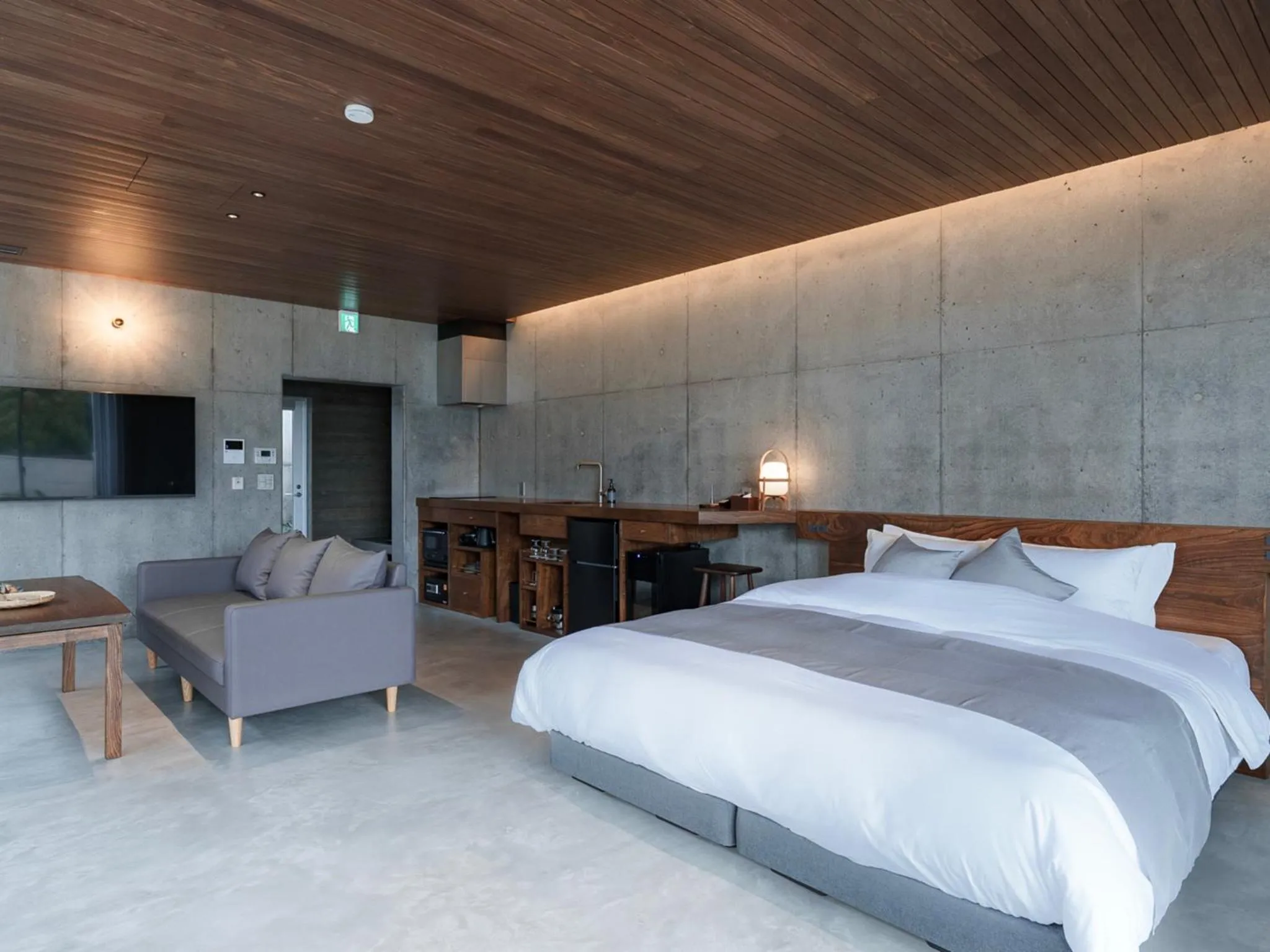 Photo of the whole room, Bed in Tanegashima Araki Bekkan