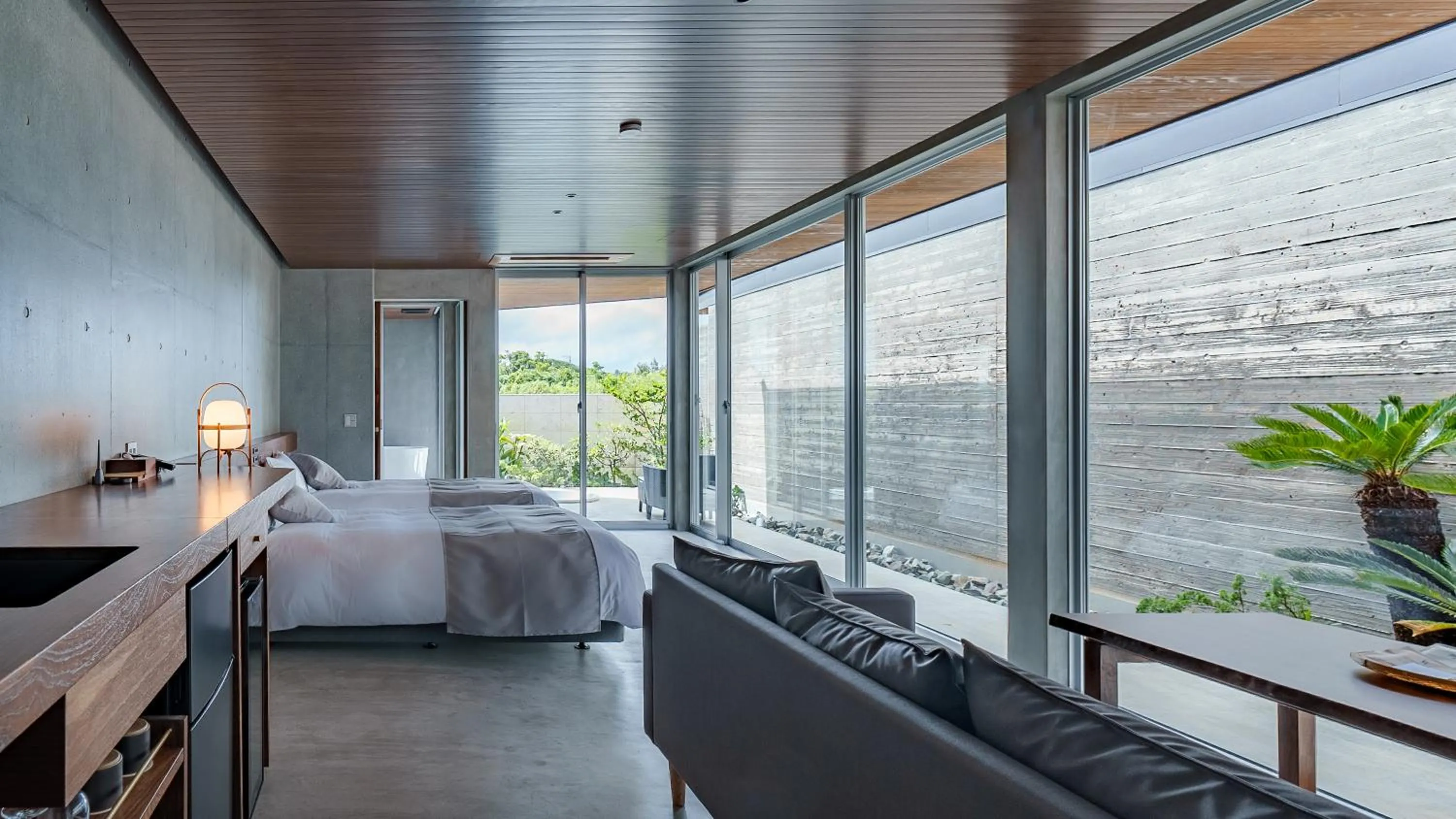 Photo of the whole room, Bed in Tanegashima Araki Bekkan