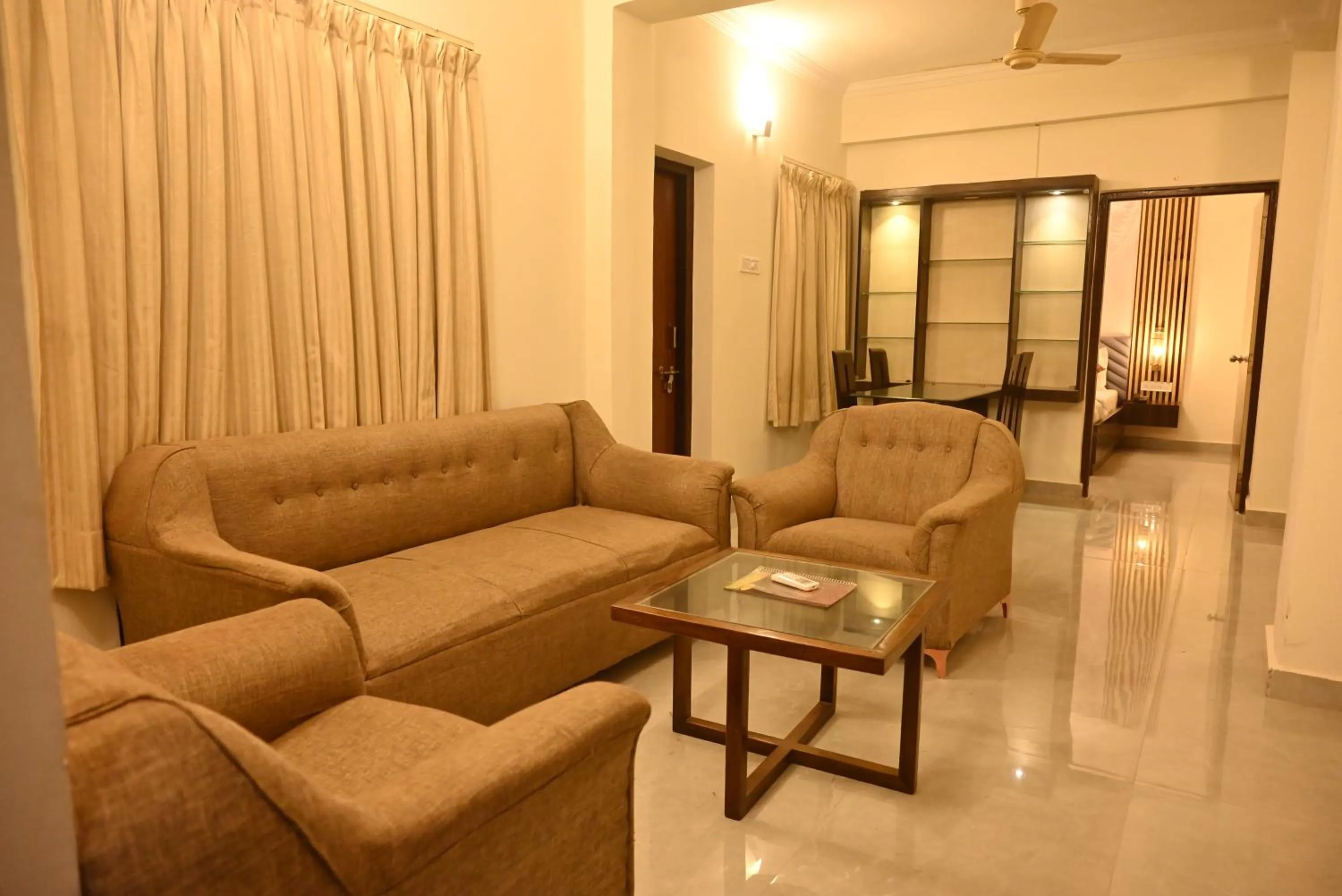 Seating area in HOTEL SUN GREEN