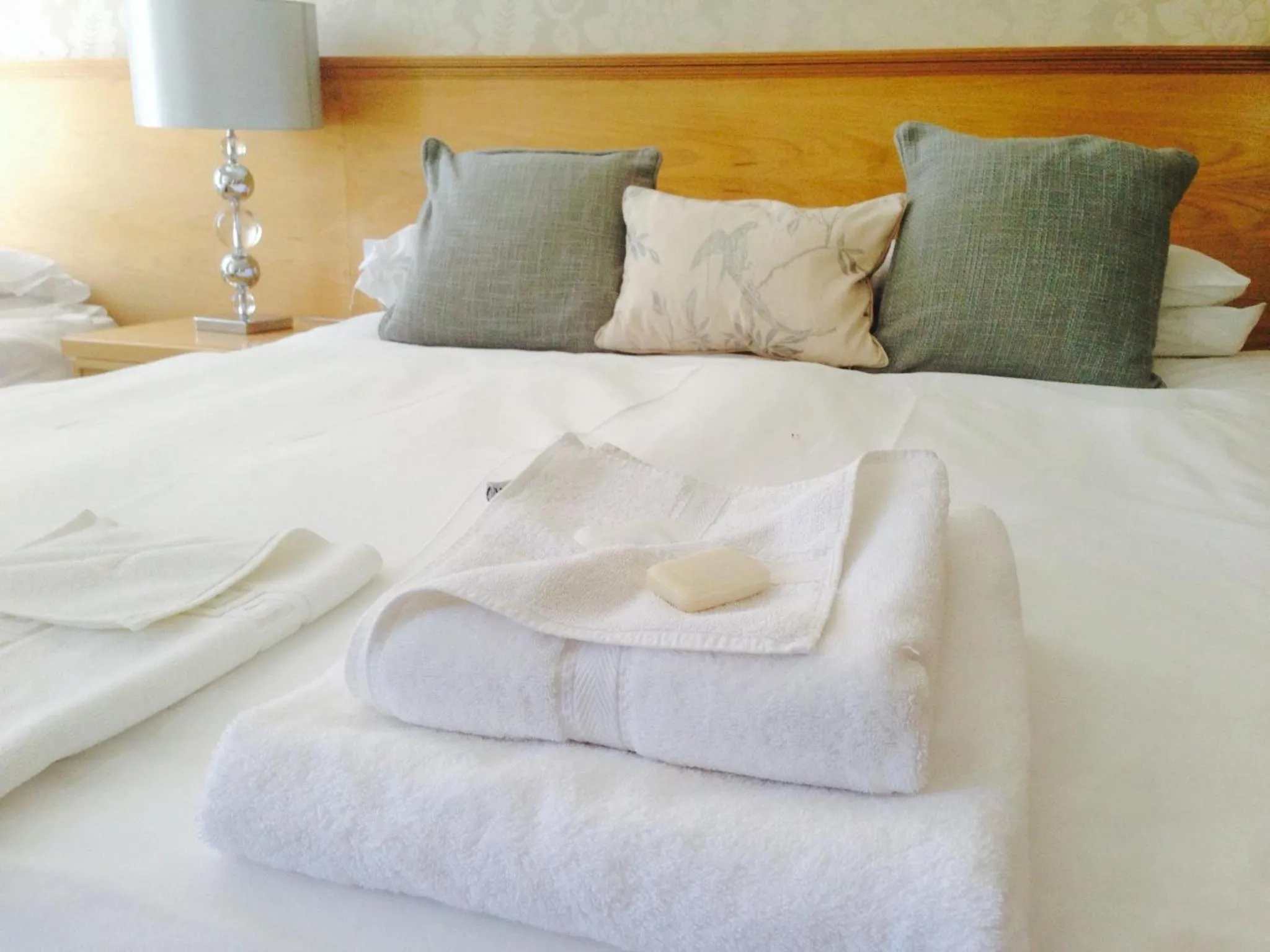 Bed in Anchorage Hotel & Spa