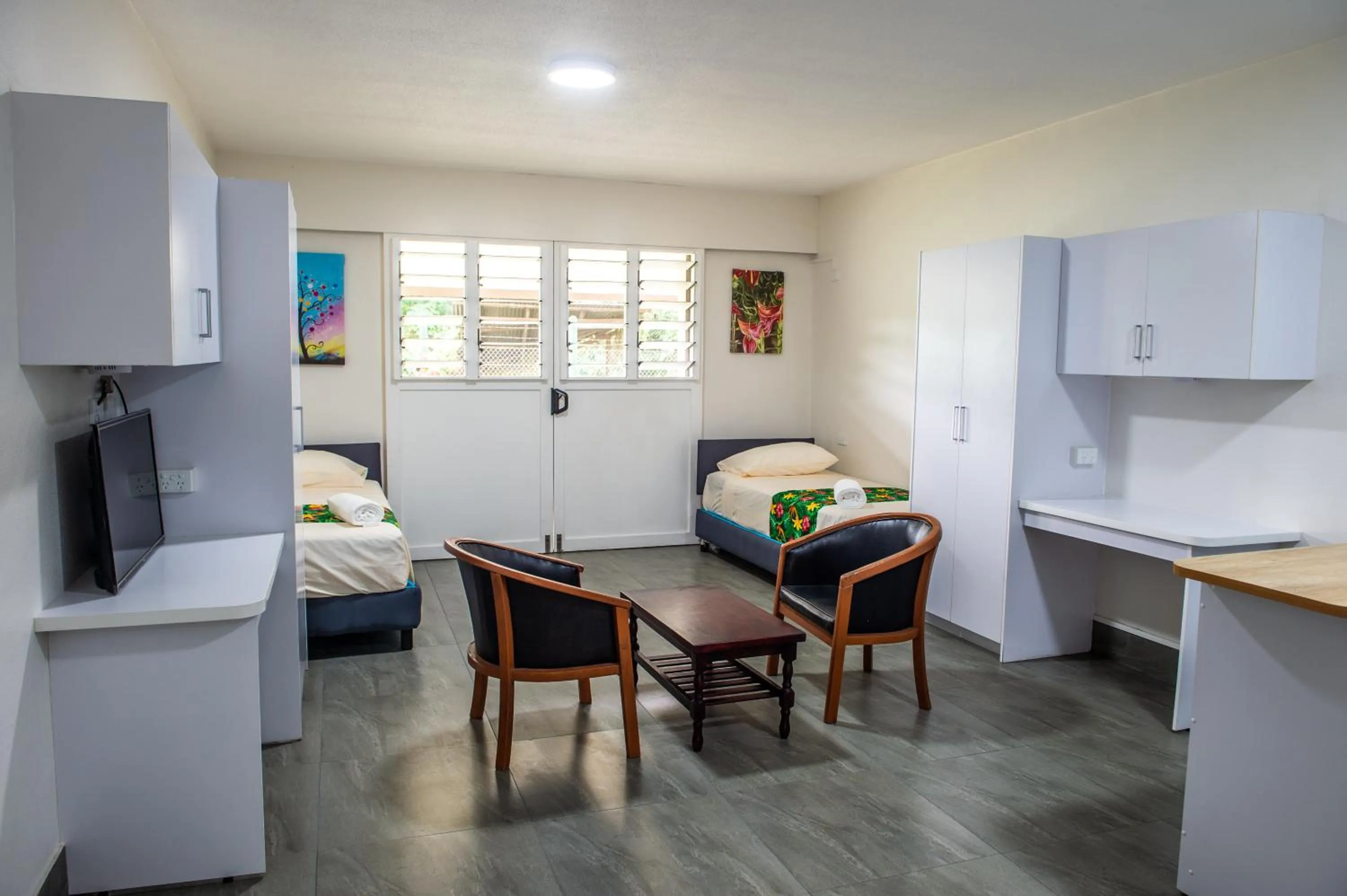 Bed in Yatulau Hotel and Conference