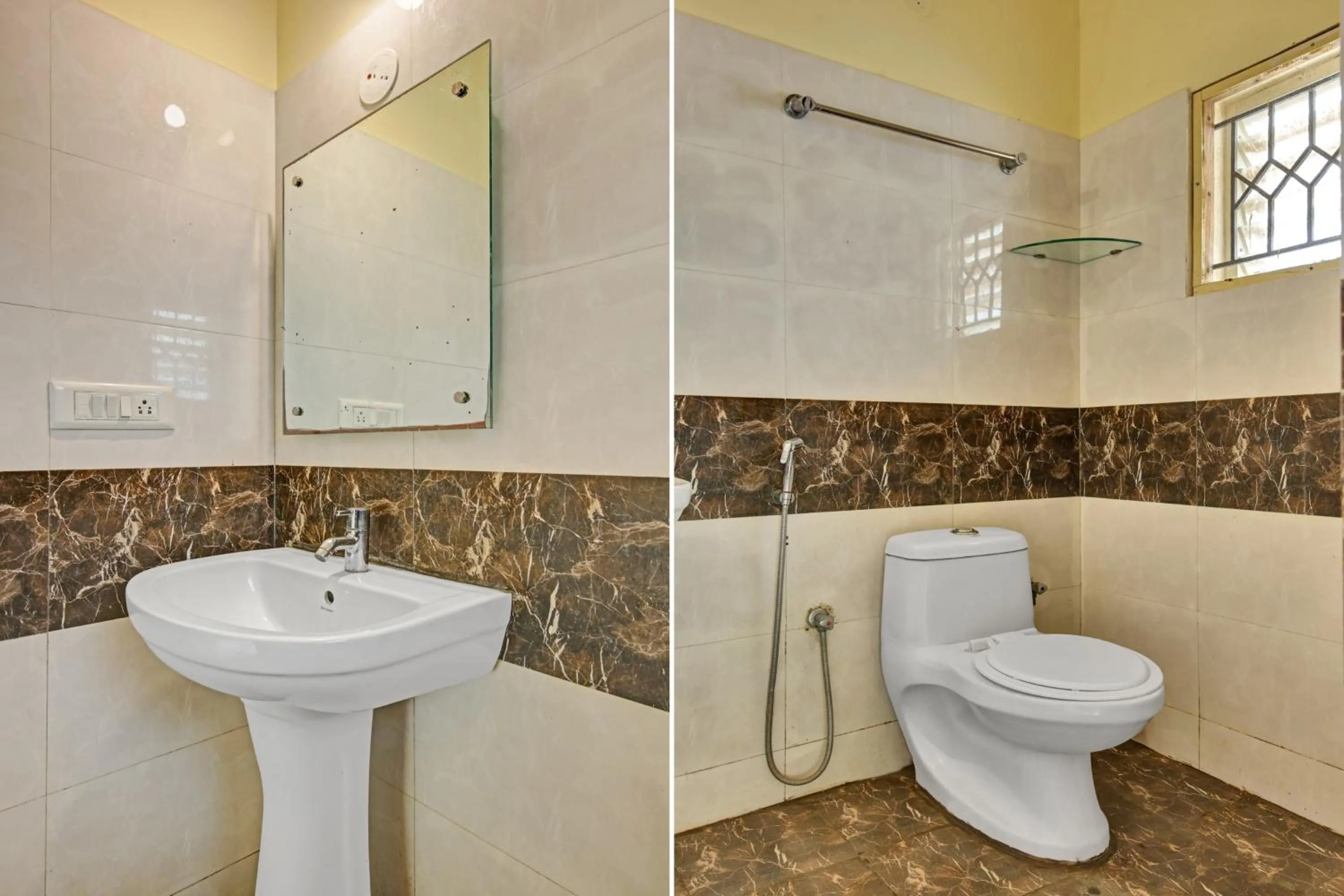 Bathroom in Hotel O Metro Inn Manyata