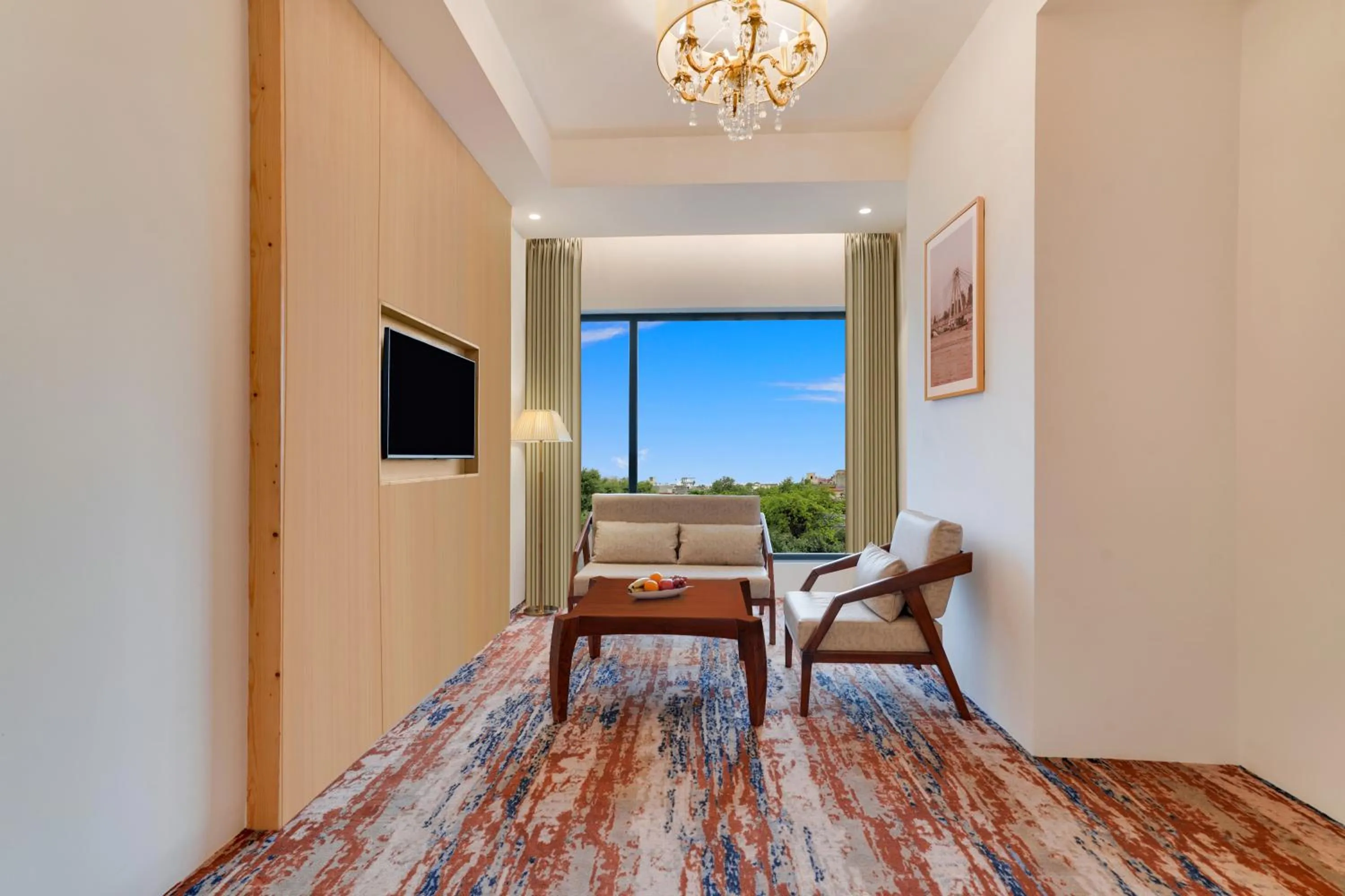 Living room in Lemon Tree Hotel, Haridwar