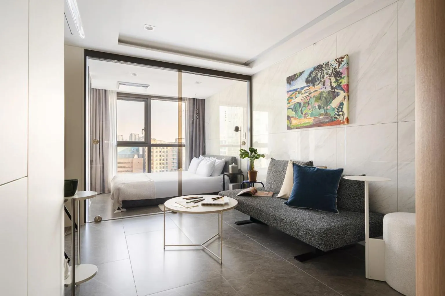 Living room in Le Collective Gangnam SAC Roium