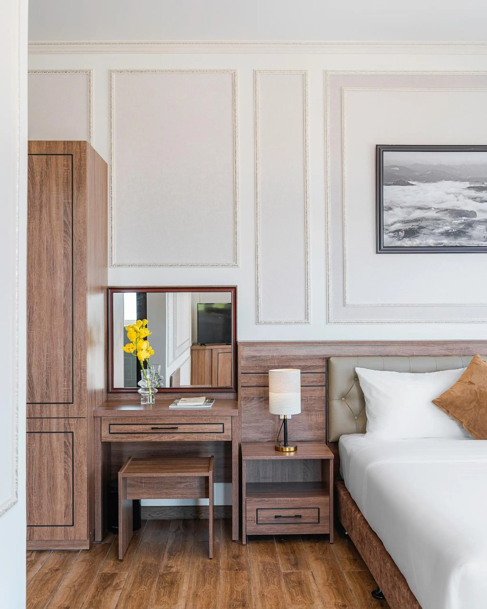 Bed in PINE VIEW Hotel Dalat