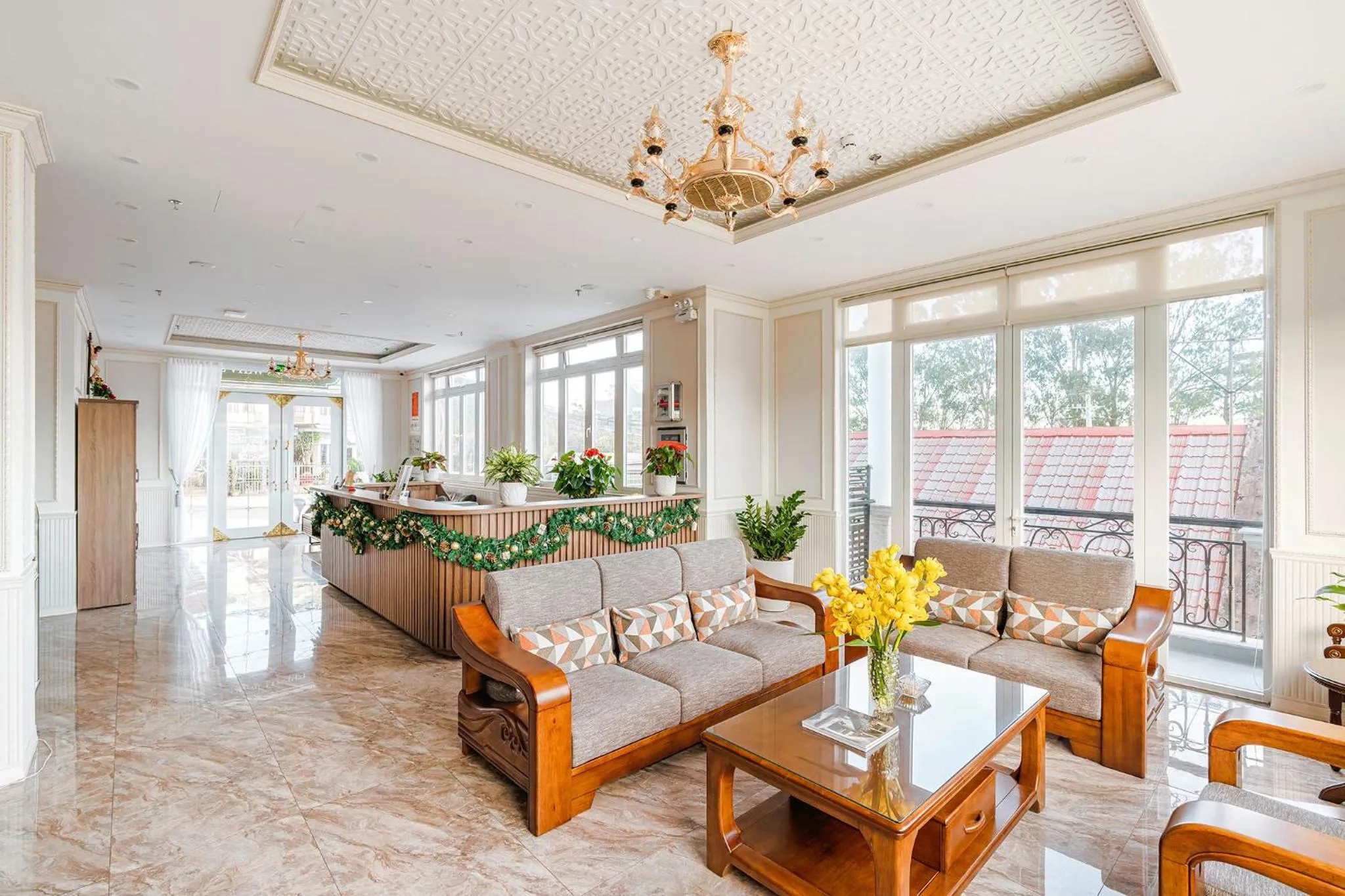 Living room in PINE VIEW Hotel Dalat