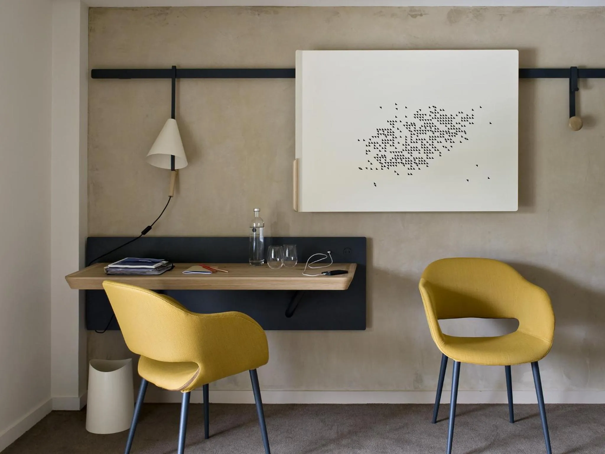 Decorative detail in Fontevraud L'Ermitage