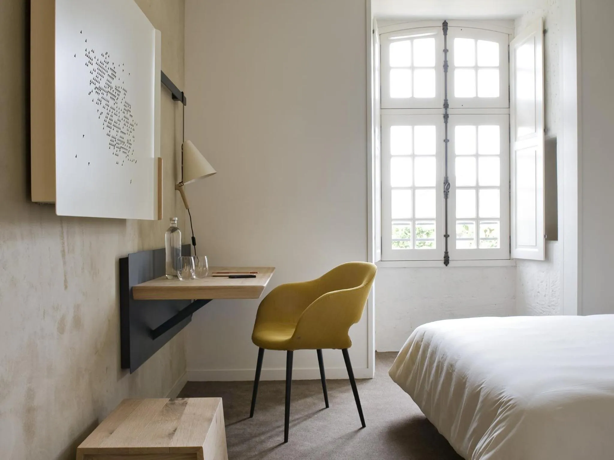 Decorative detail, Bed in Fontevraud L'Ermitage