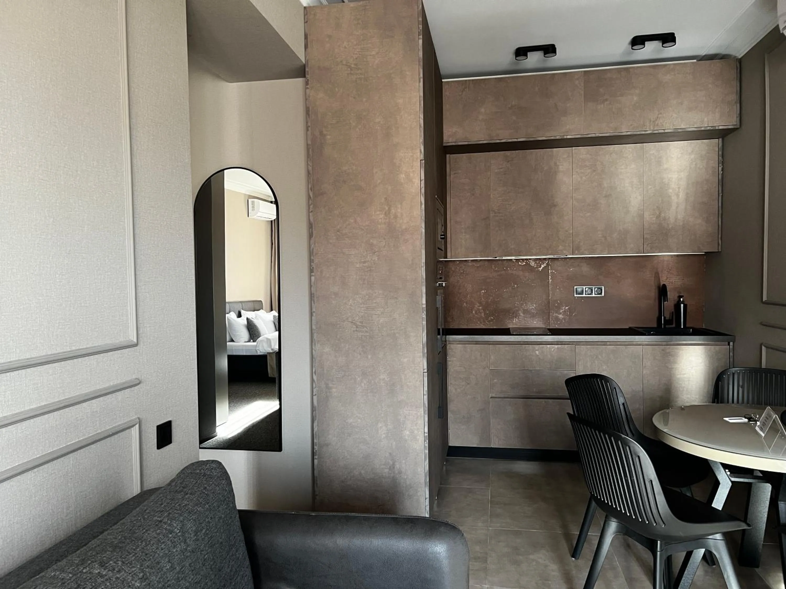 Kitchen or kitchenette in Apart leitmotif