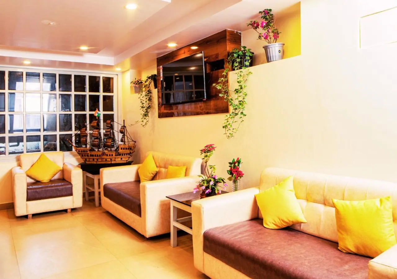 Seating area in Hotel Raj Ville - Darjeeling Hotel Near Mall Road