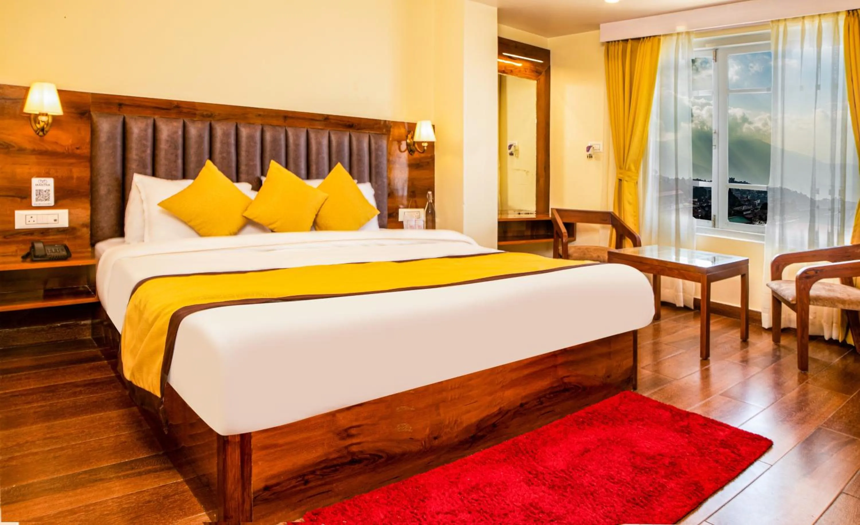 Bedroom, Bed in Hotel Raj Ville - Darjeeling Hotel Near Mall Road