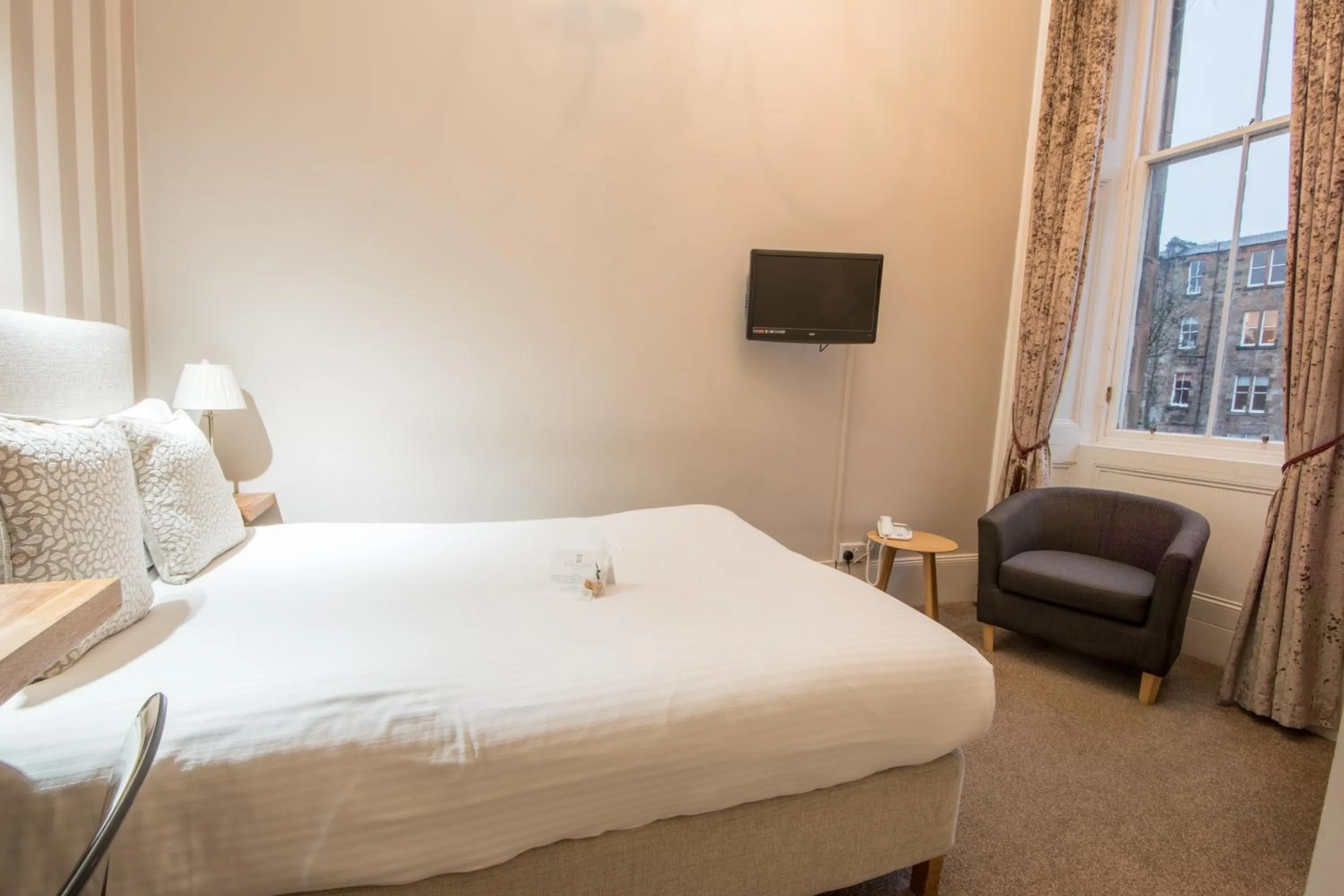 Bed in The Belhaven Hotel