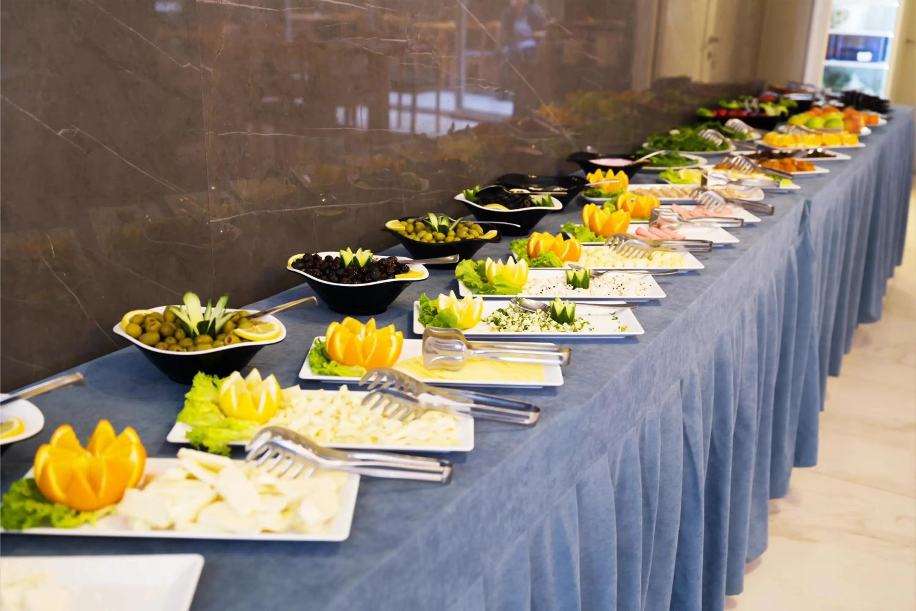 Buffet breakfast in Riva Hotel Alsancak