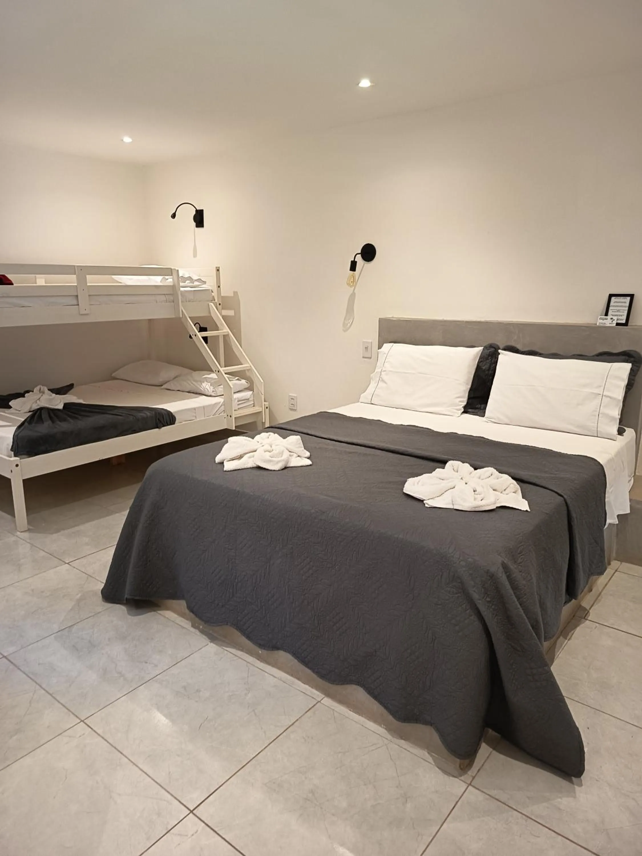 Bed in Pousada Casa Do Cocotier