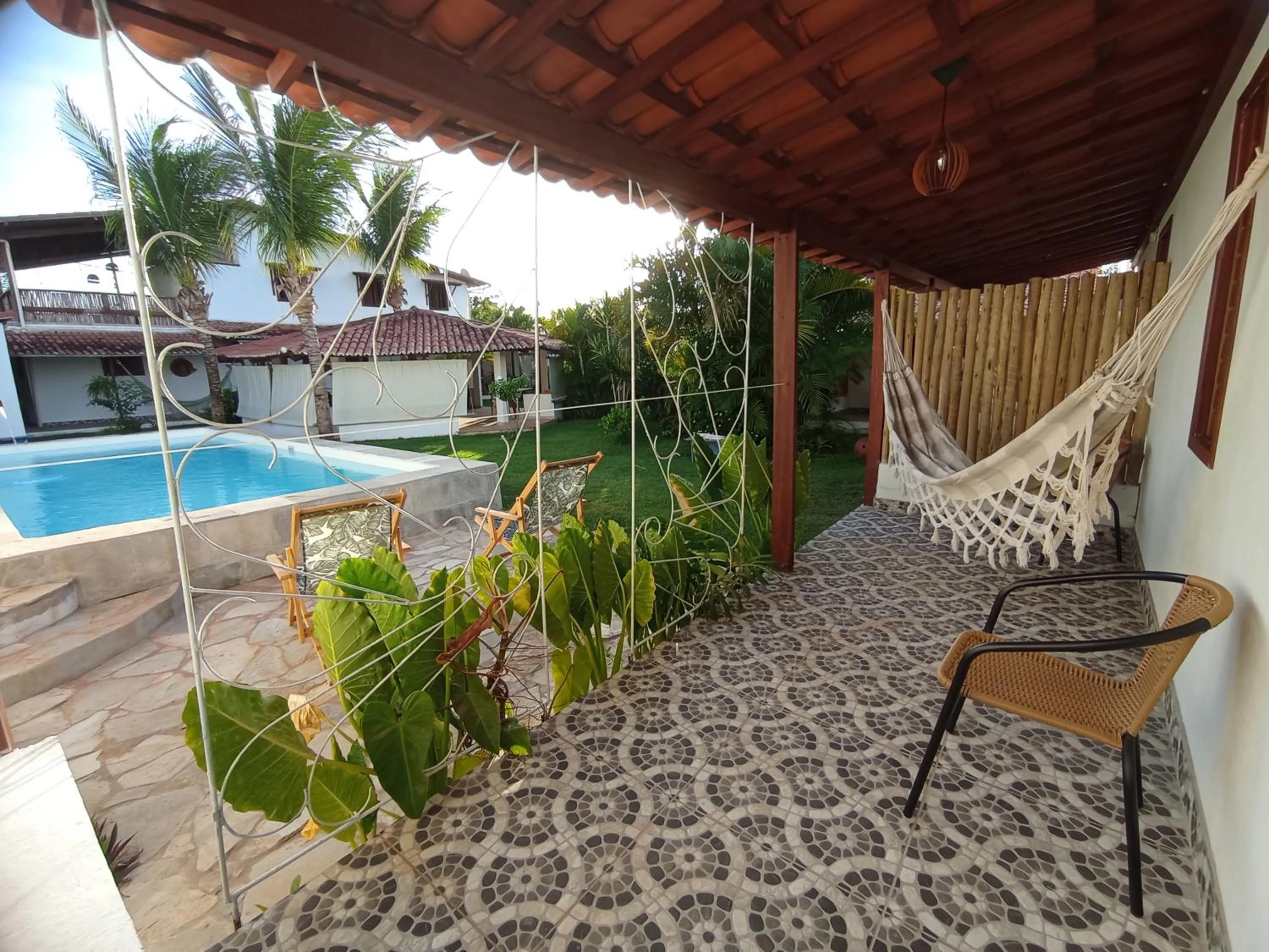 Patio in Pousada Casa Do Cocotier