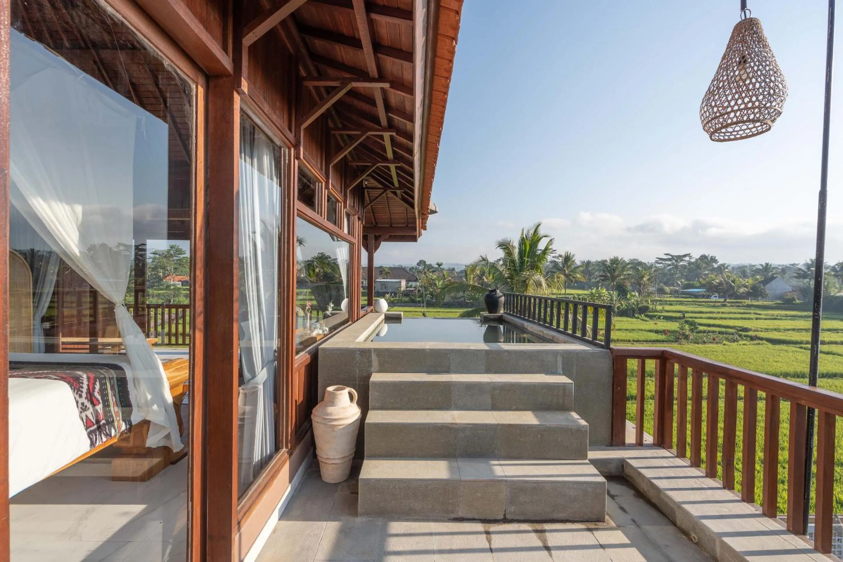 Pool view in Barong Bali Resort Ubud