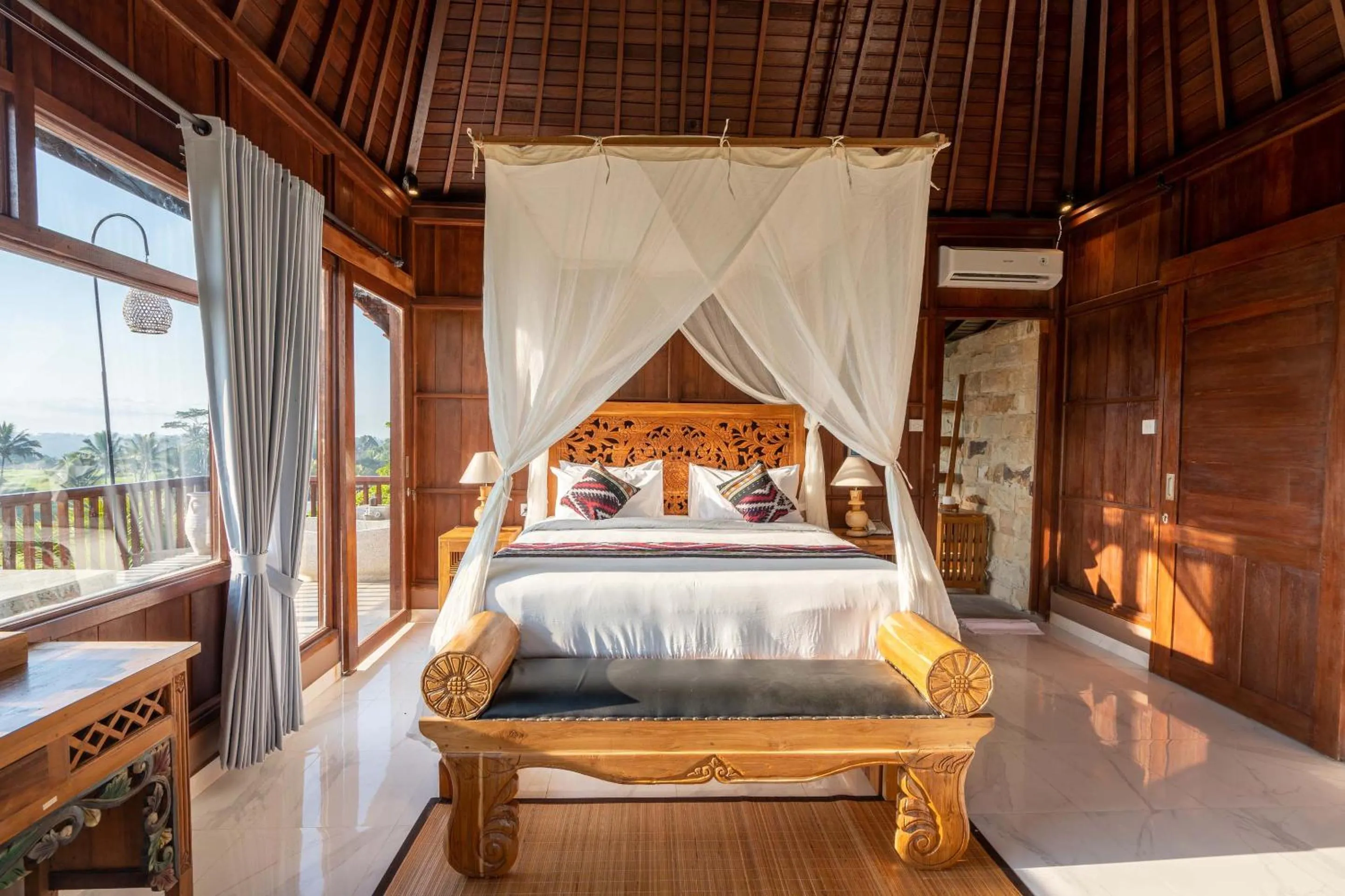 Bedroom, Bed in Barong Bali Resort Ubud