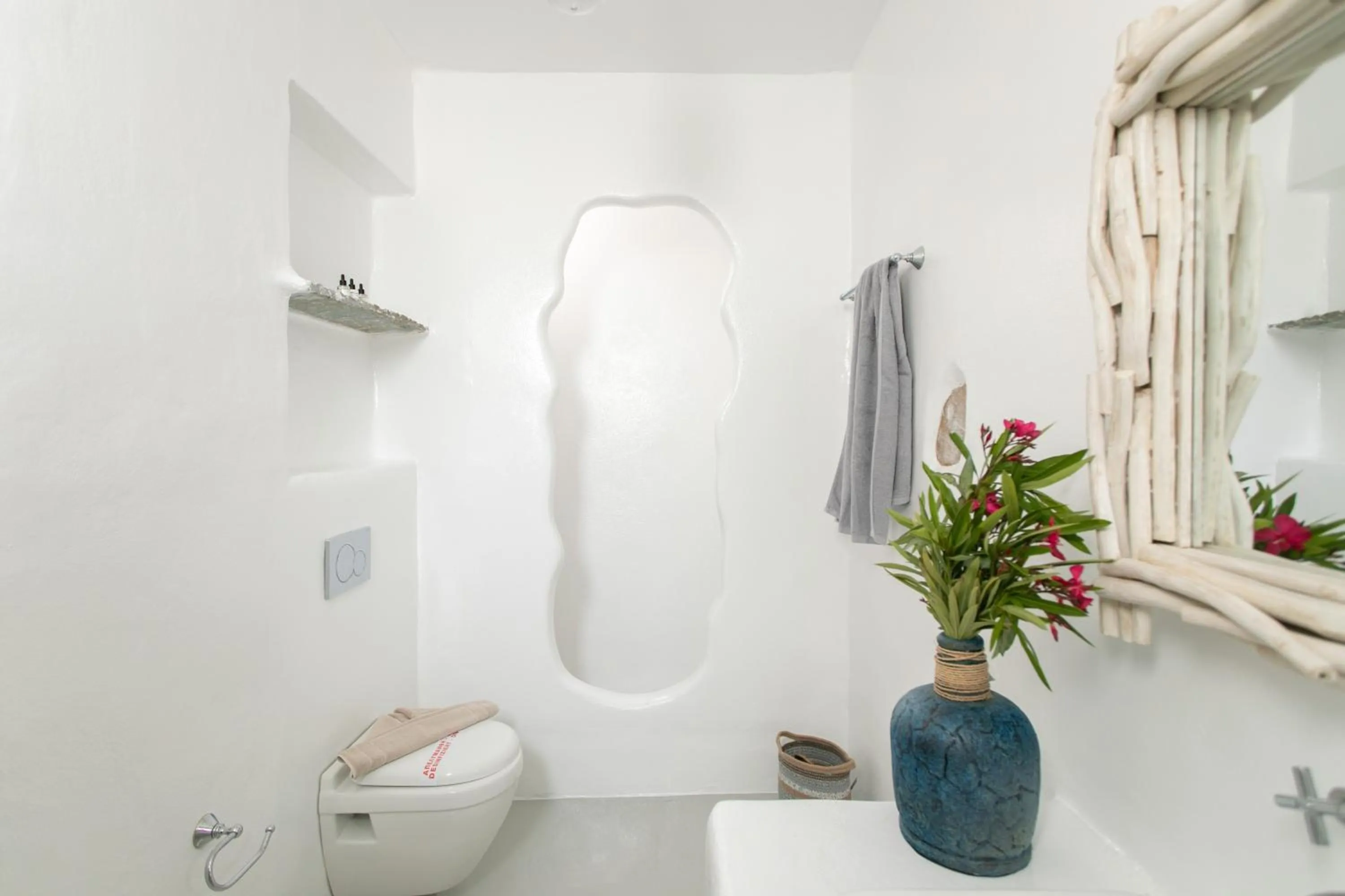 Shower in Irida Vacation Suites