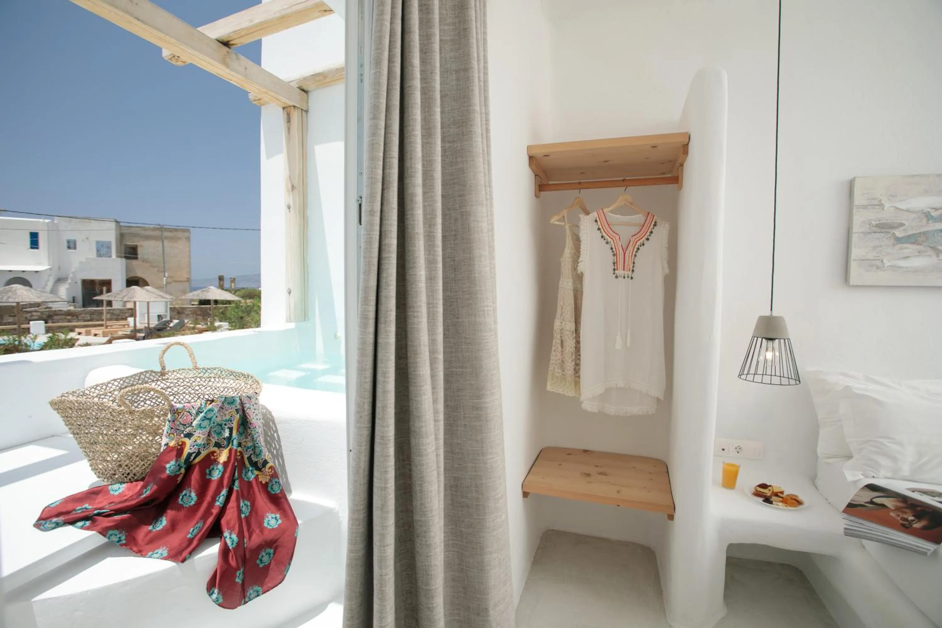 Bed in Irida Vacation Suites