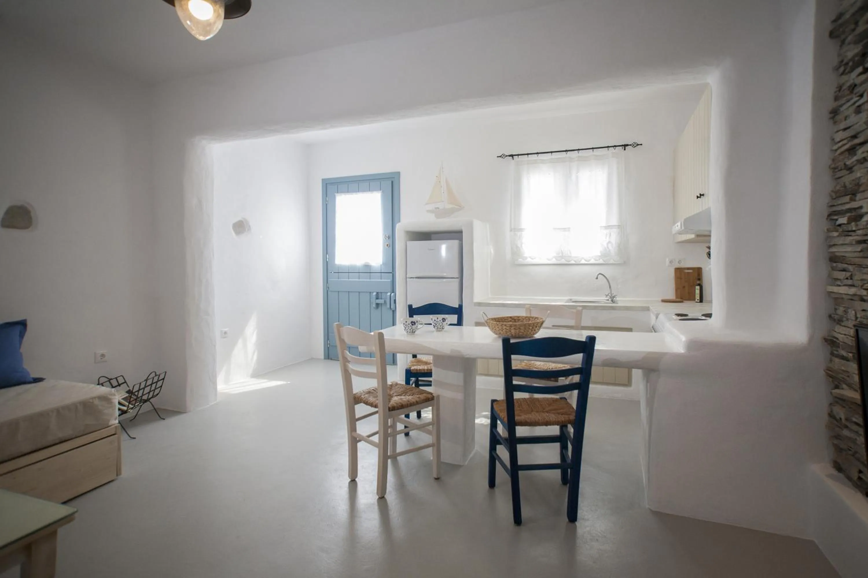 Dining area in Irida Vacation Suites