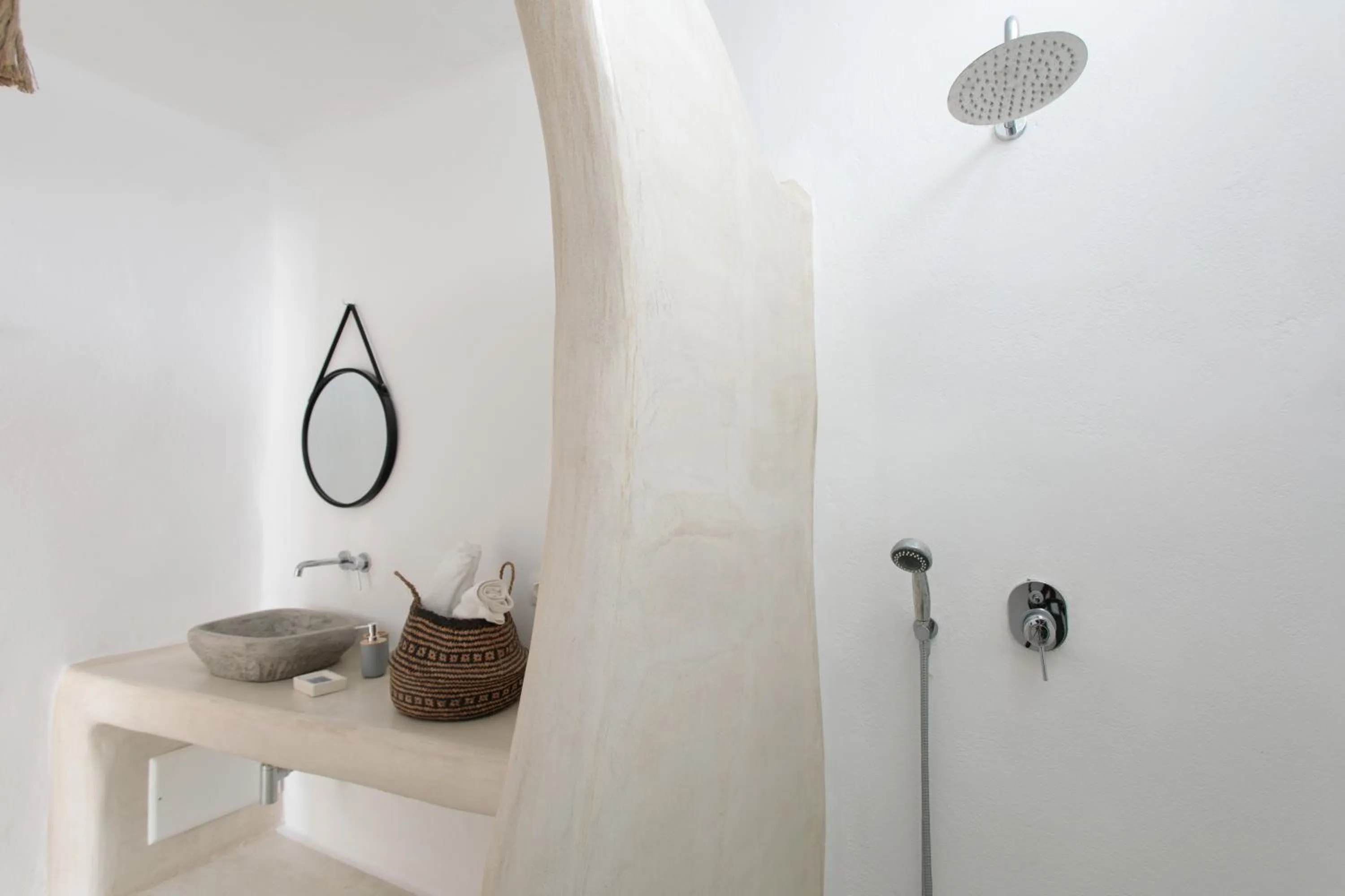 Shower in Irida Vacation Suites