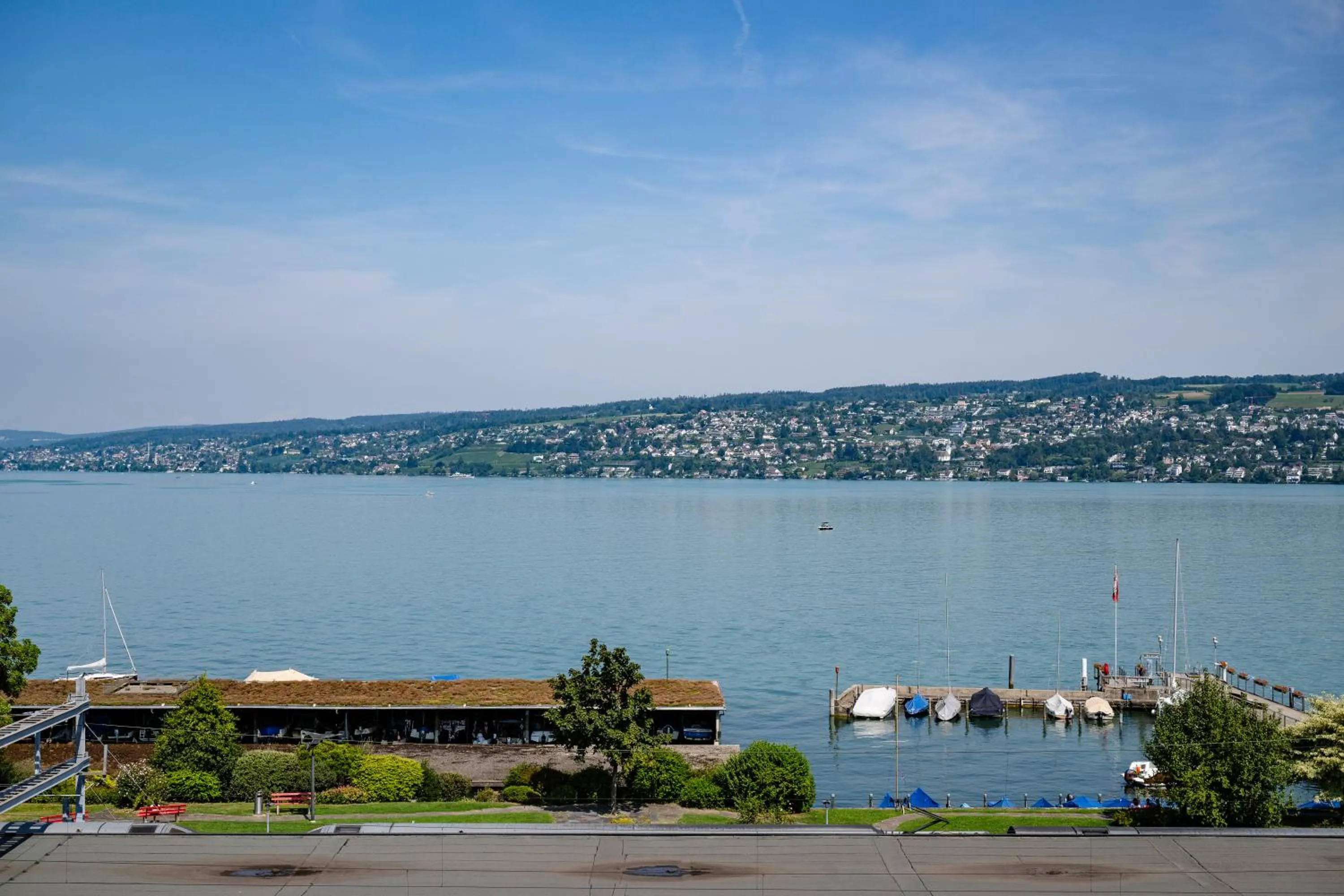 Lake view in Hotel Meierhof