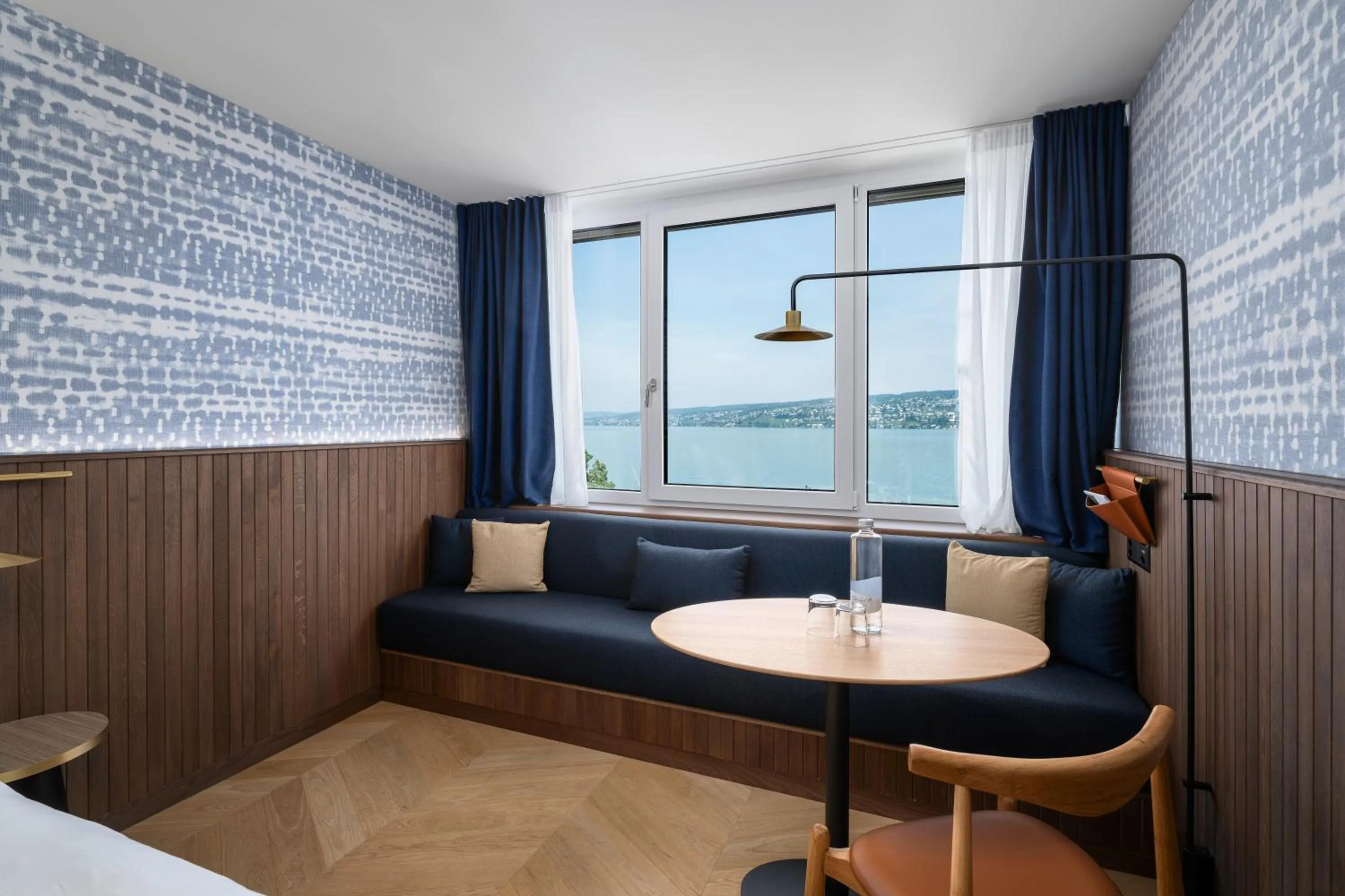 Seating area, Bed in Hotel Meierhof