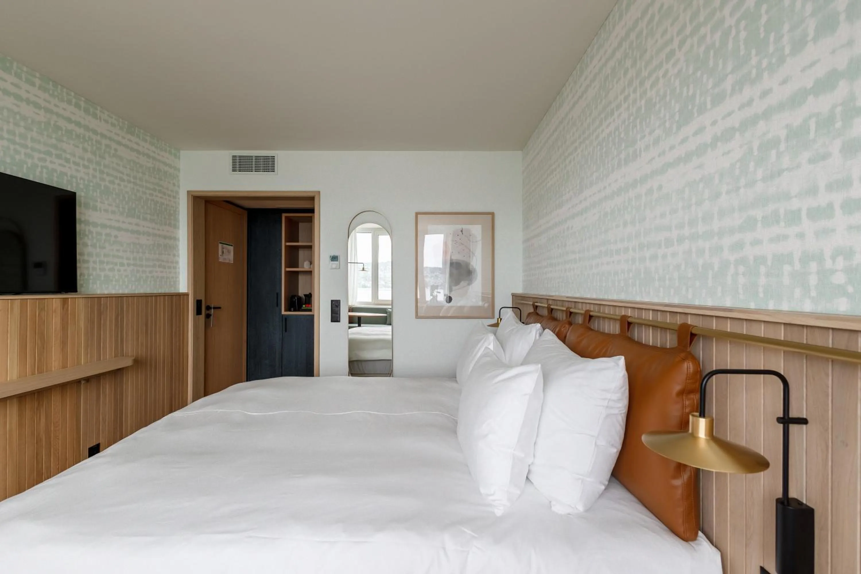 Bed in Hotel Meierhof