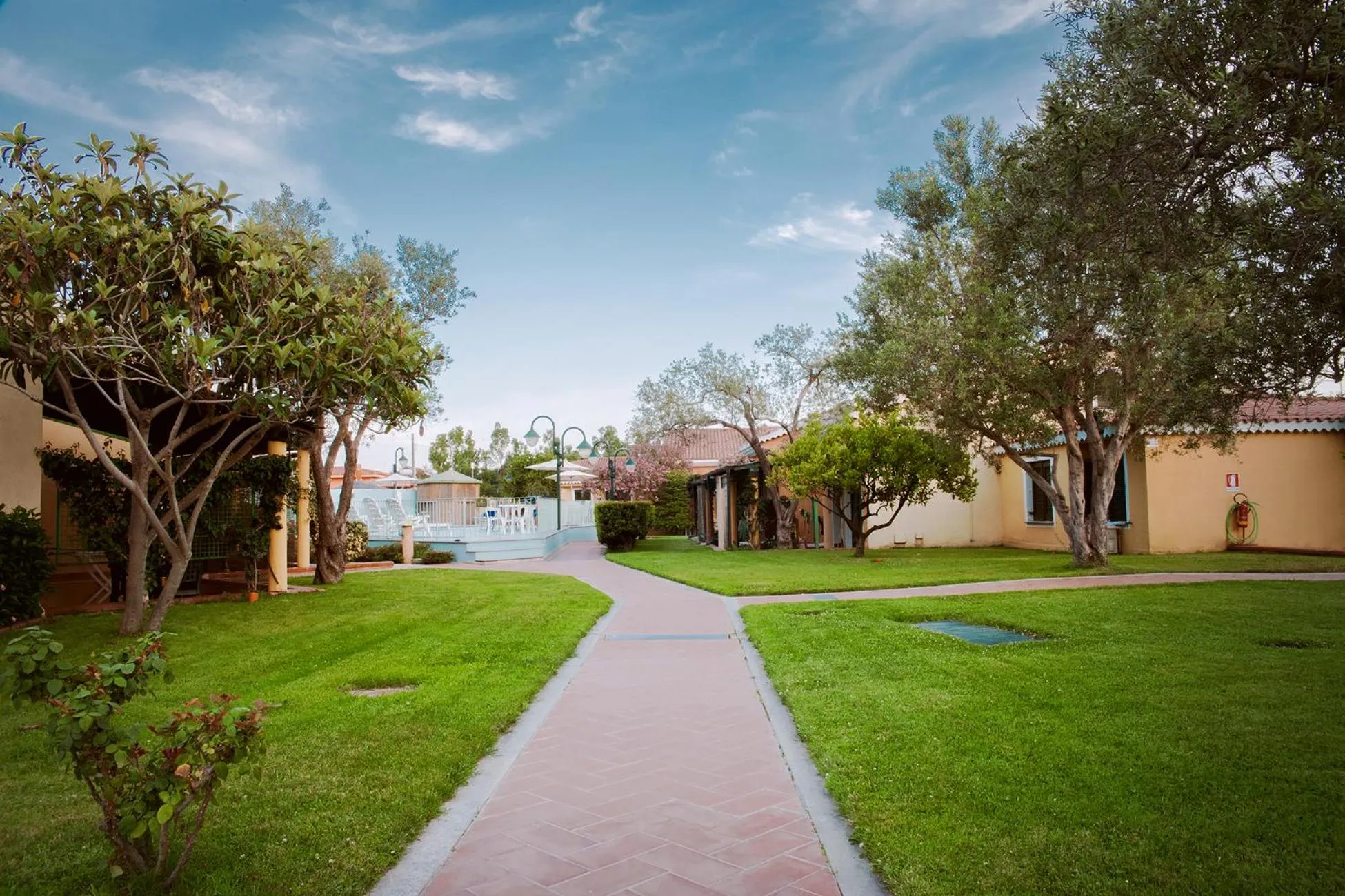 Garden view in Residence Verde Mare Official Site